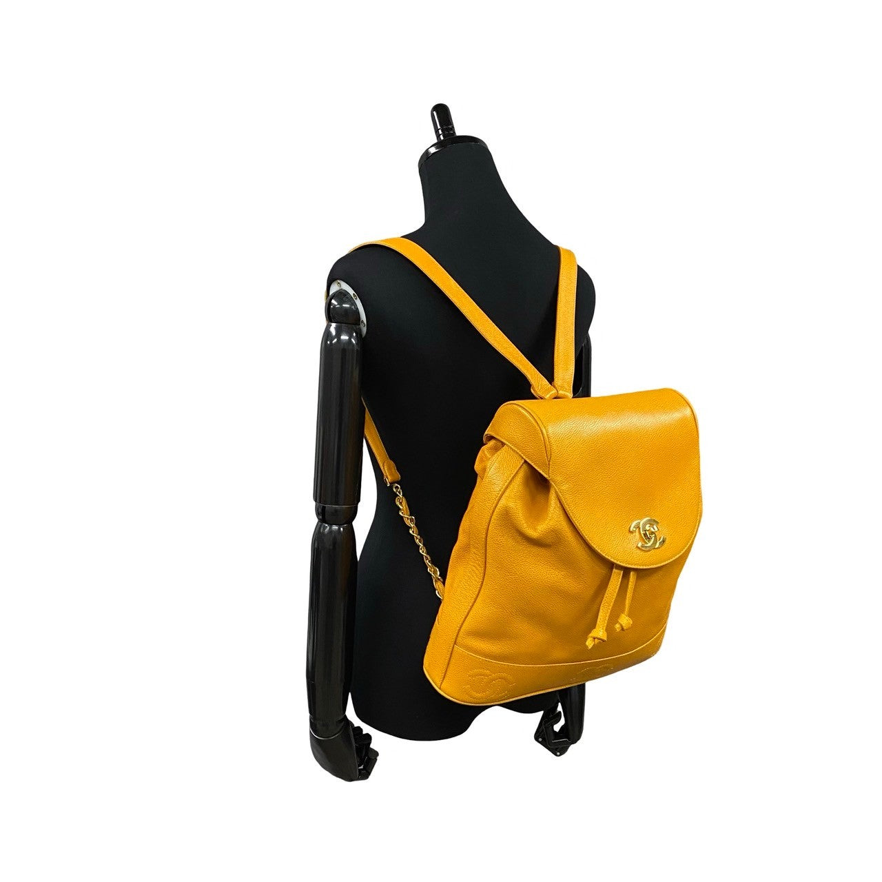 Chanel Triple Coco Caviar Skin Backpack