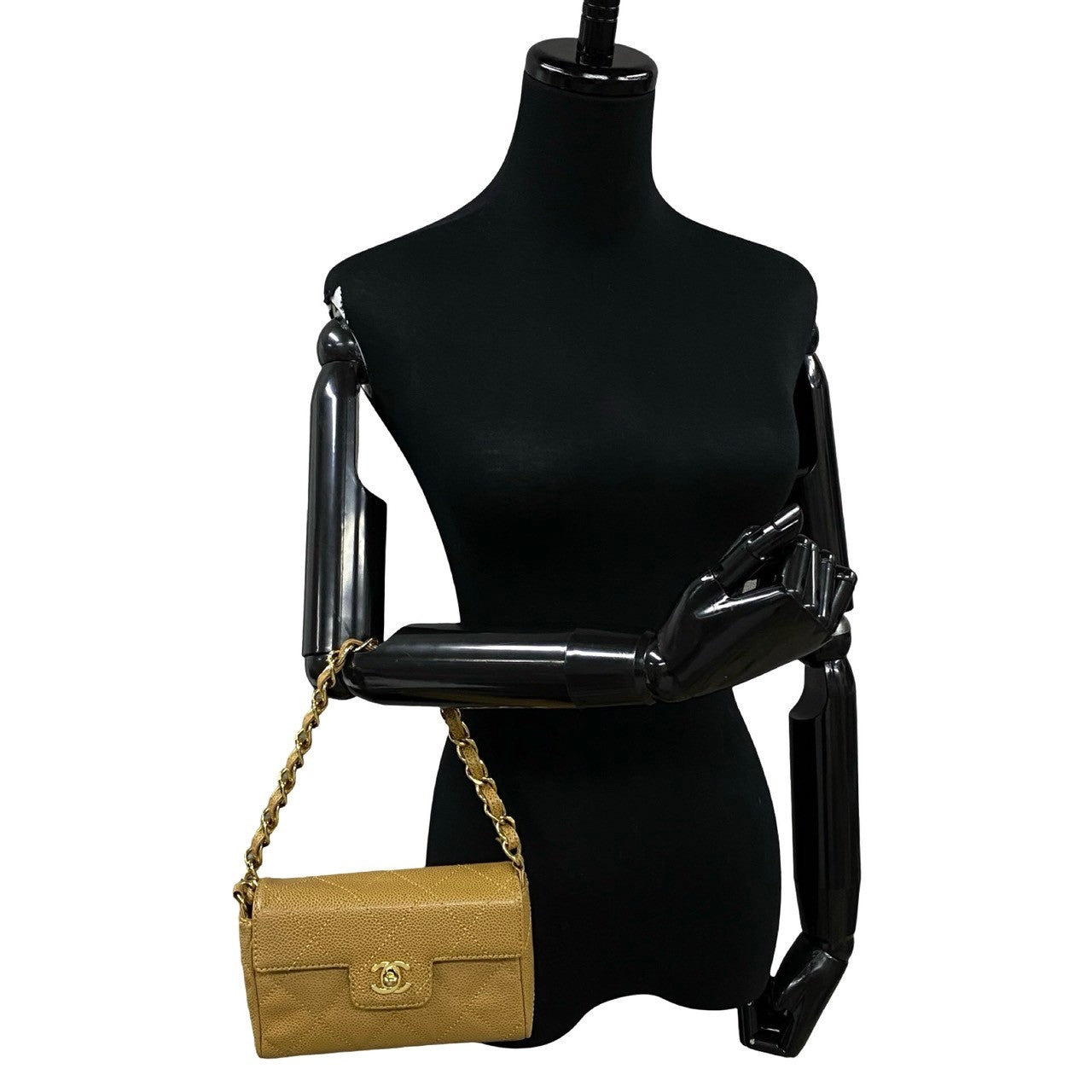 Chanel Matelasse Caviar Skin Mini Handbag