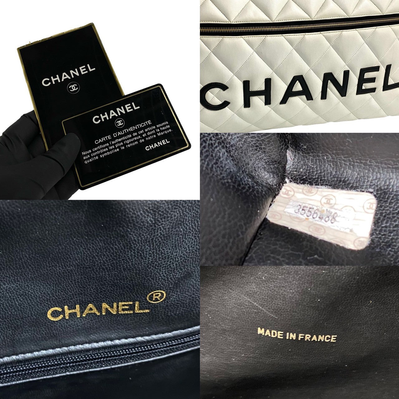 Chanel Matelasse Sports Line Leather Boston Bag