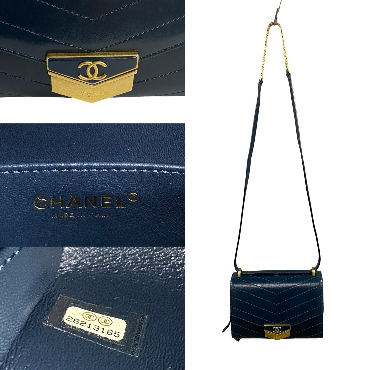 Chanel Coco Mark V Stitch Lambskin 2way Bag