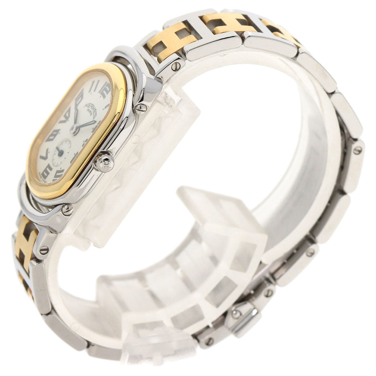 HERMES Watches Quartz RA2.220 Stainless Steel gold Rally Ivory dial