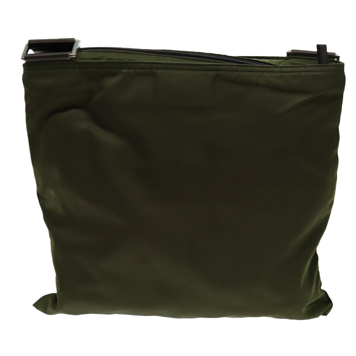 PRADA Shoulder Bag Nylon Khaki Auth 70159