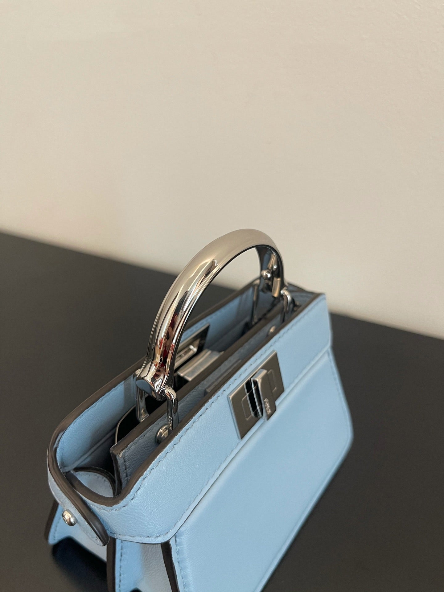 FI Top Quality ISeeU Petite Blue Micro Bag For Woman 11cm/4.5in