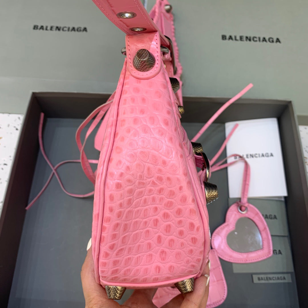 Top Quality Le Cagole XS Shoulder Bag In Pink, For Women,  Bags 13in/33cm 67130723EBY5812