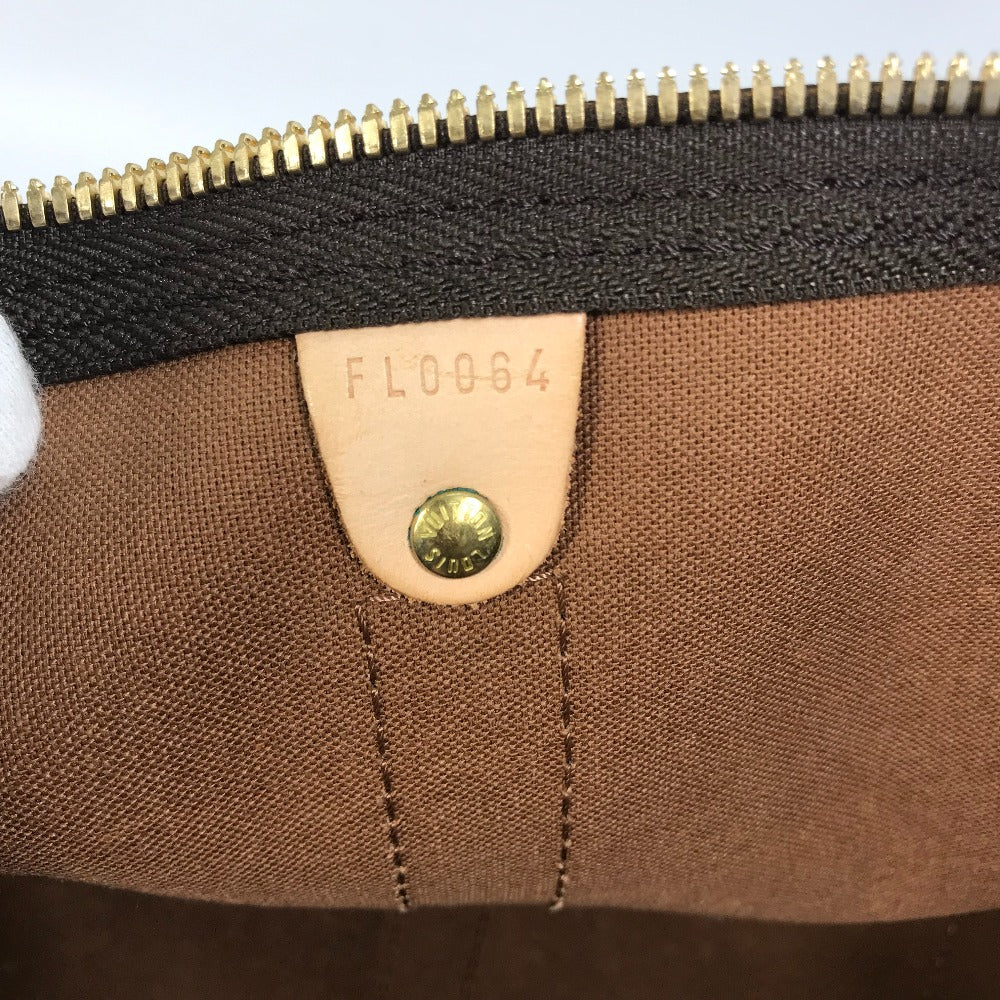 LOUIS VUITTON Boston Duffel bag ?41418 Monogram canvas Brown Travel Bag Shoulder Bag Handbag Keepall bandouliere45