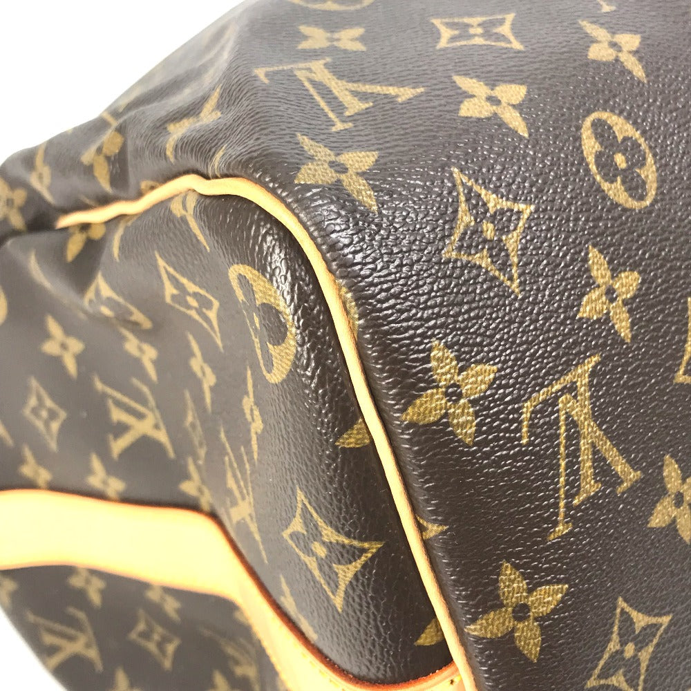 LOUIS VUITTON Boston Duffel bag ?41418 Monogram canvas Brown Travel Bag Shoulder Bag Handbag Keepall bandouliere45