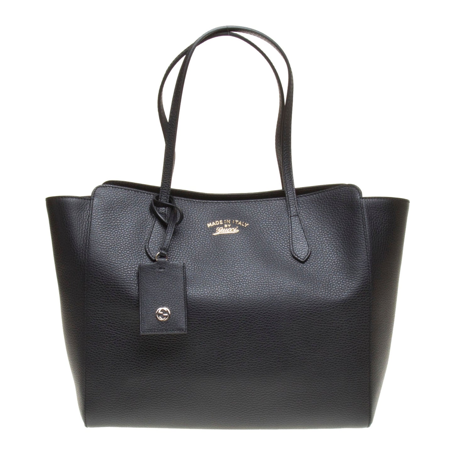 Gucci 354397 Black Swing Leather GM Tote Bag