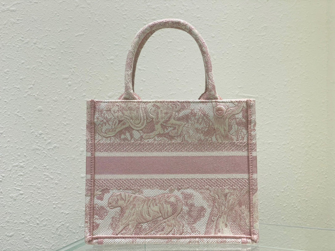 Top Quality Small Book Tote Pink, For Women, Womens Handbags 26.5cm/10.5in CD