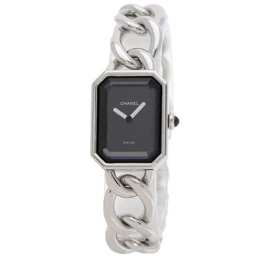 CHANEL Watches Quartz H3248 Stainless Steel Silver Premiere L black dial
