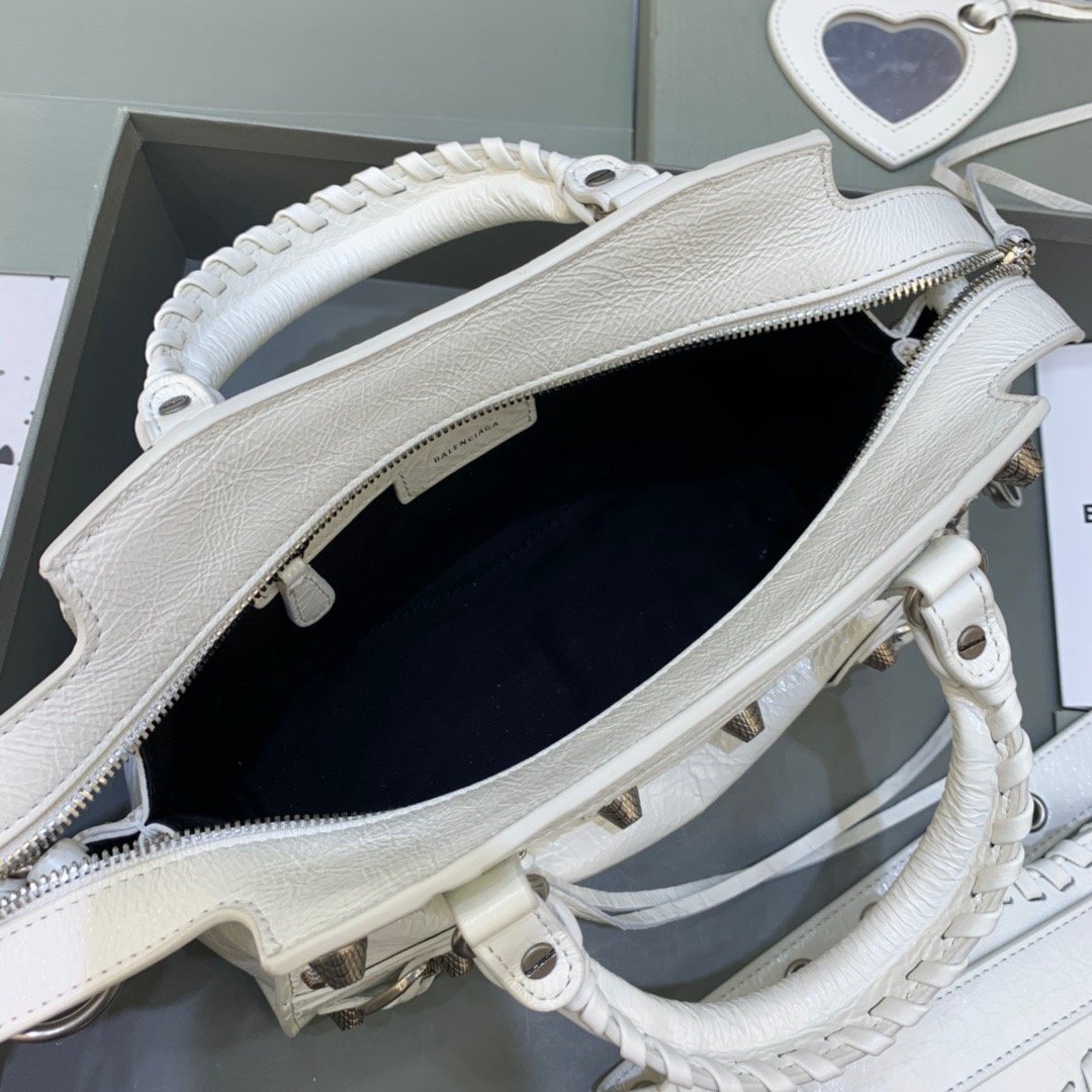 Top Quality Neo Cagole XS Handbag In White , For Women,  Bags 10.2in/26cm 700940210B09104