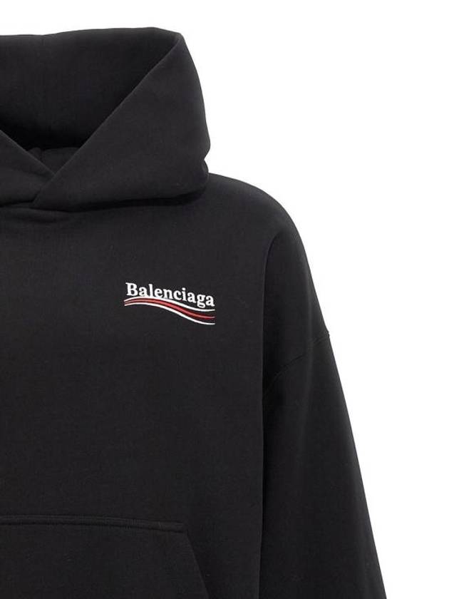 Luxury Balenciaga Trending 2025 Political Campaign Hoodie Black