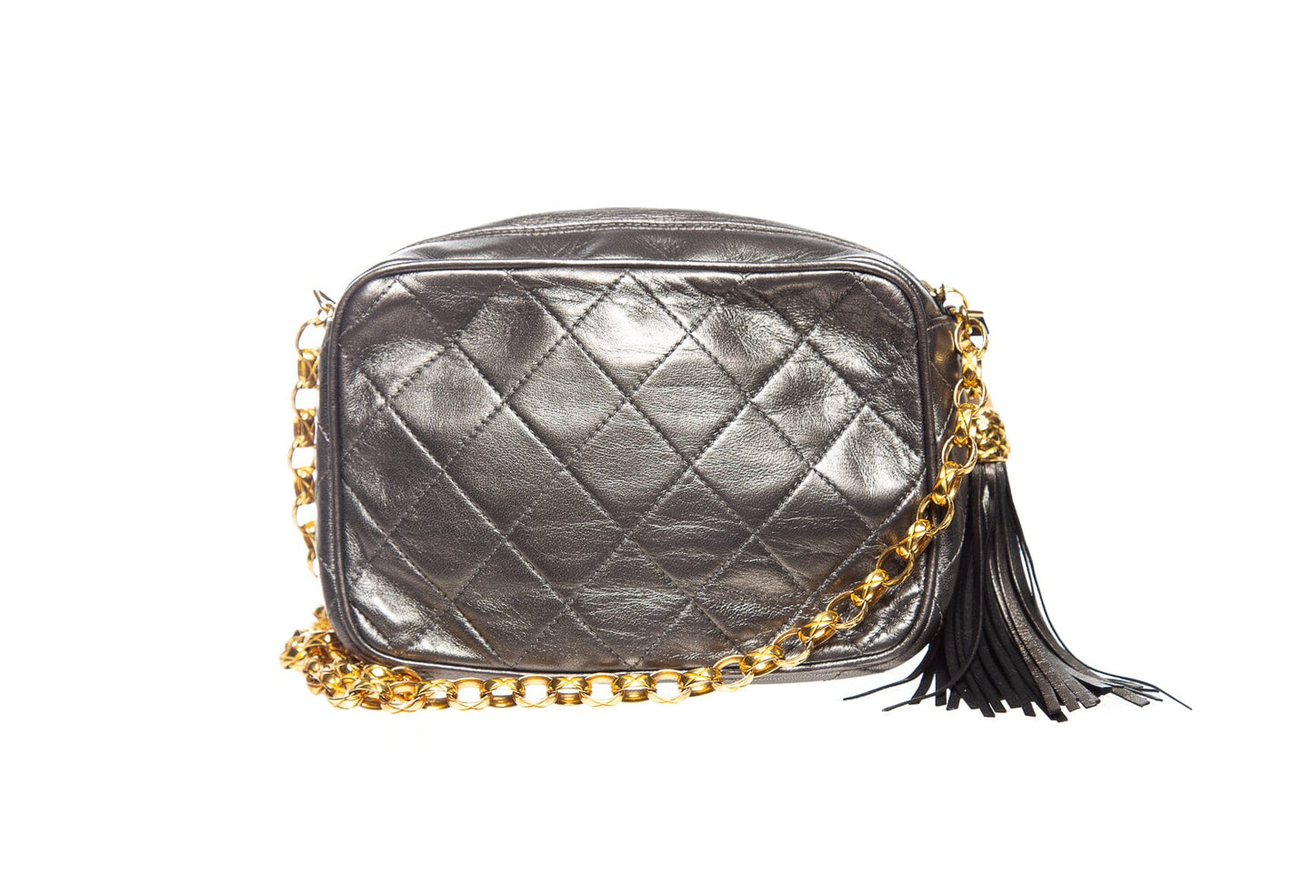 Chanel   1989-1991 Metallic Cross-Body