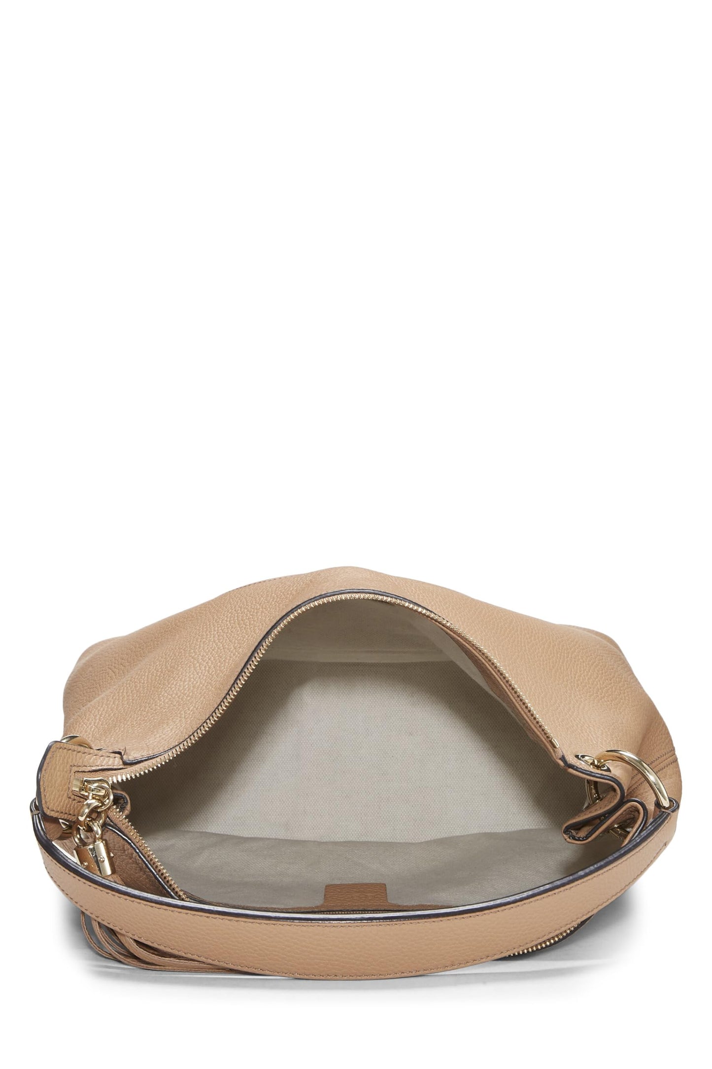 Gucci, Beige Leather Convertible Soho Hobo Large, Beige