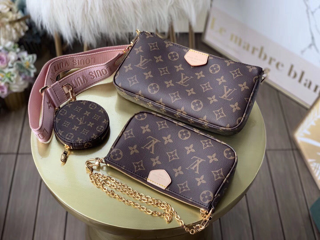 Top Quality Multi Pochette Accessoires Monogram Canvas For Women,  Shoulder And Crossbody Bags 24cm Top Quality M44840