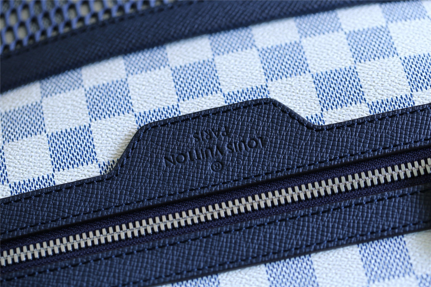 Top Quality Matchpoint Backpack Damier Azur For Men, Bags 17in/43cm Top Quality N40018