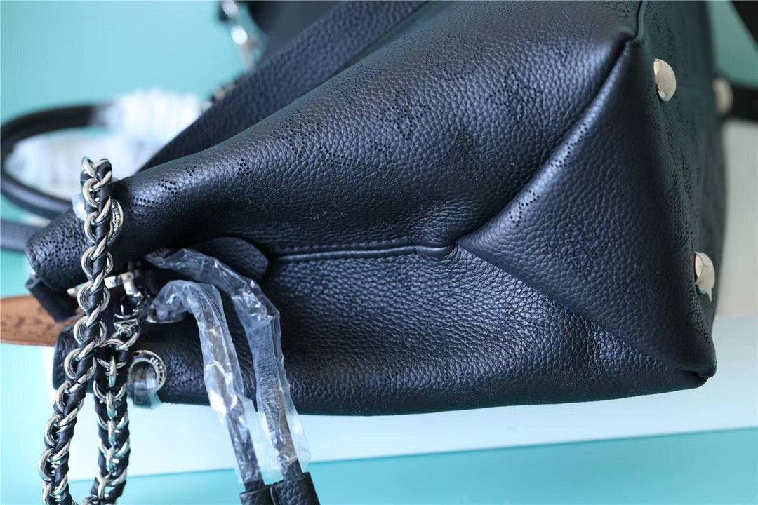Top Quality Bella Tote Mahina Black For Women,  Shoulder And Crossbody Bags 12.6in/32cm Top Quality M59200