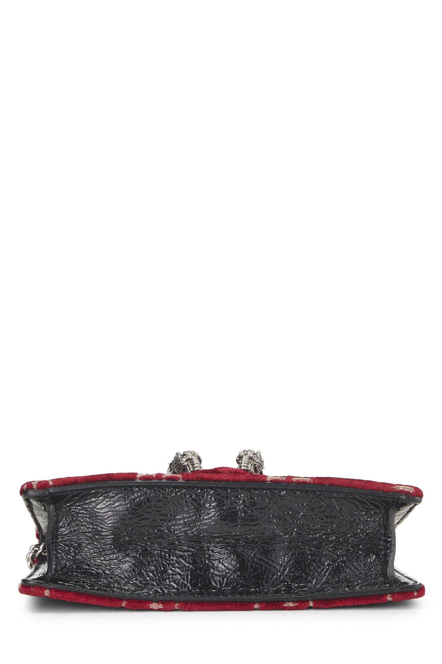 Gucci, Burgundy GG Velvet Dionysus Shoulder Bag Mini, Red