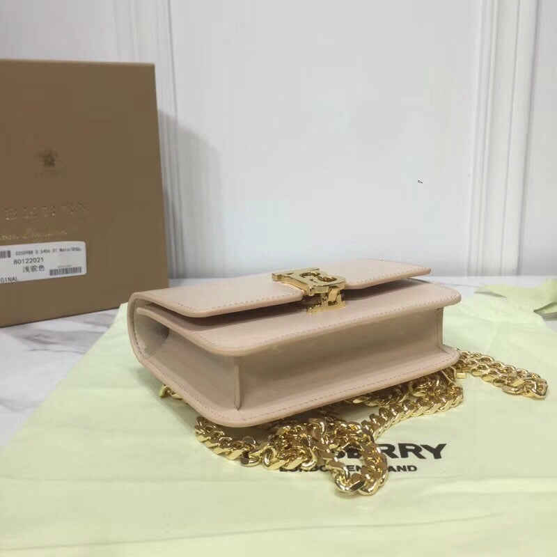 Top Quality Tb Chain Belt Bag Beige For Women, Bags 6.6in/17cm