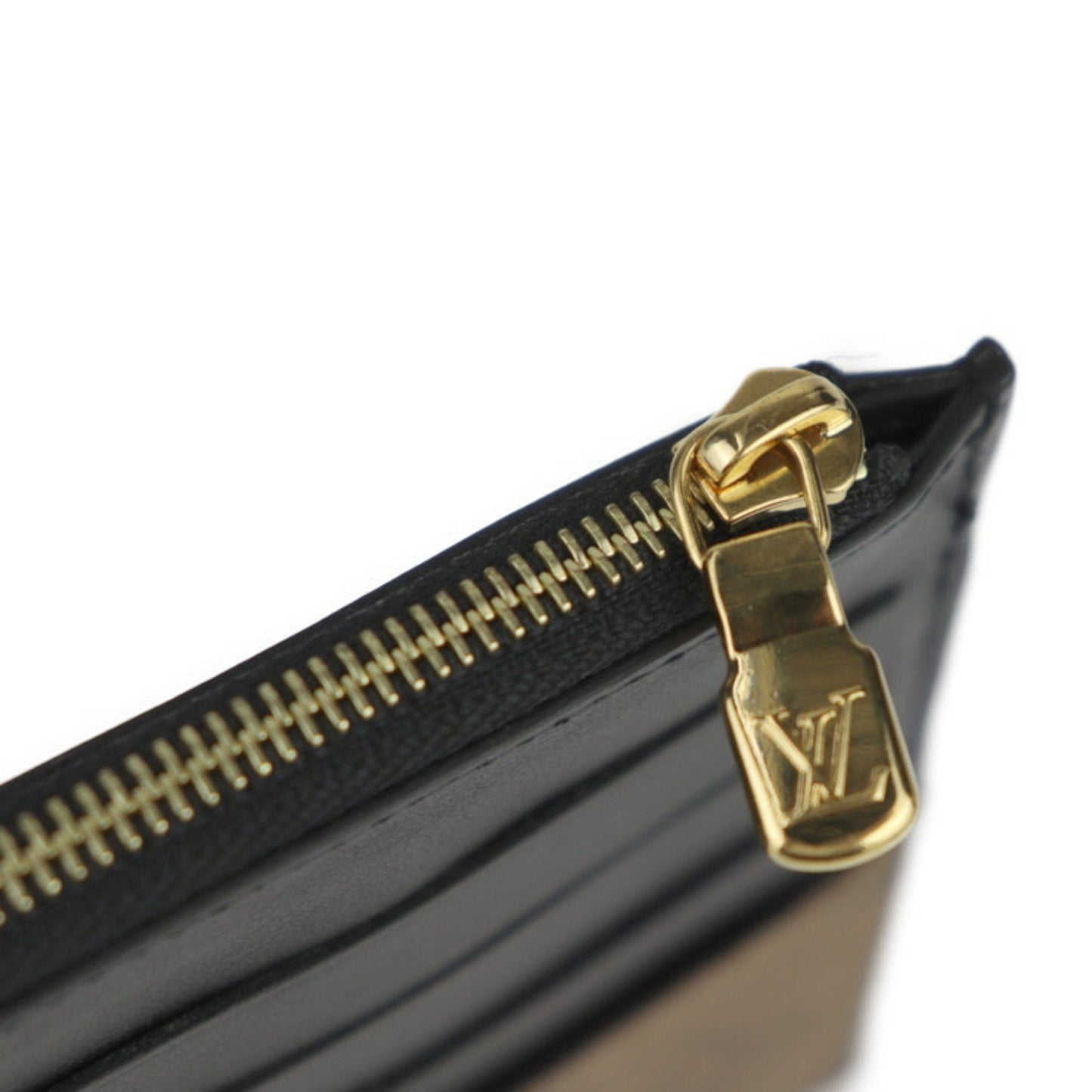 Louis Vuitton   Monogram Reverse Leather Long Wallet (Bi-Fold)