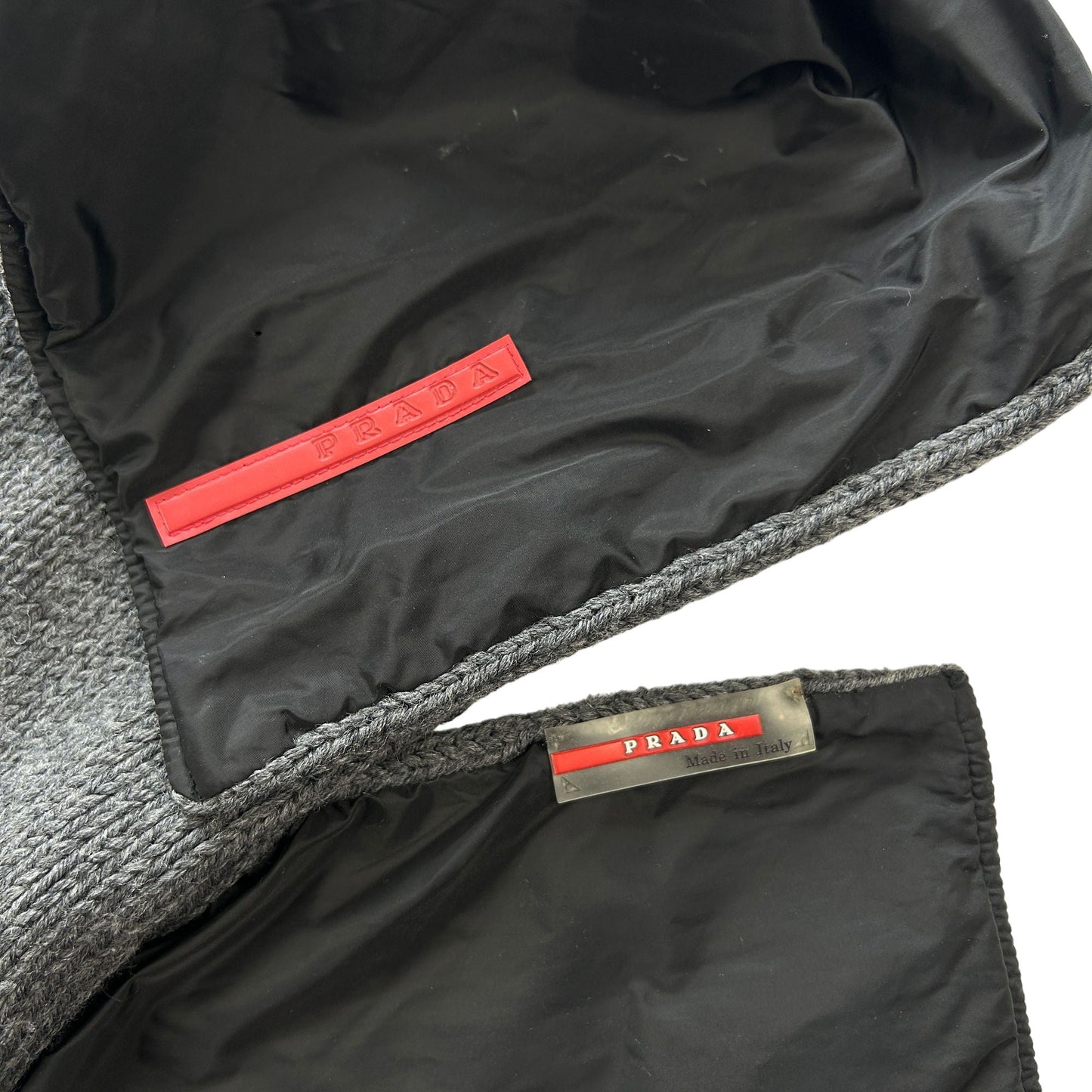 Prada Sport Knit and Nylon Scarf