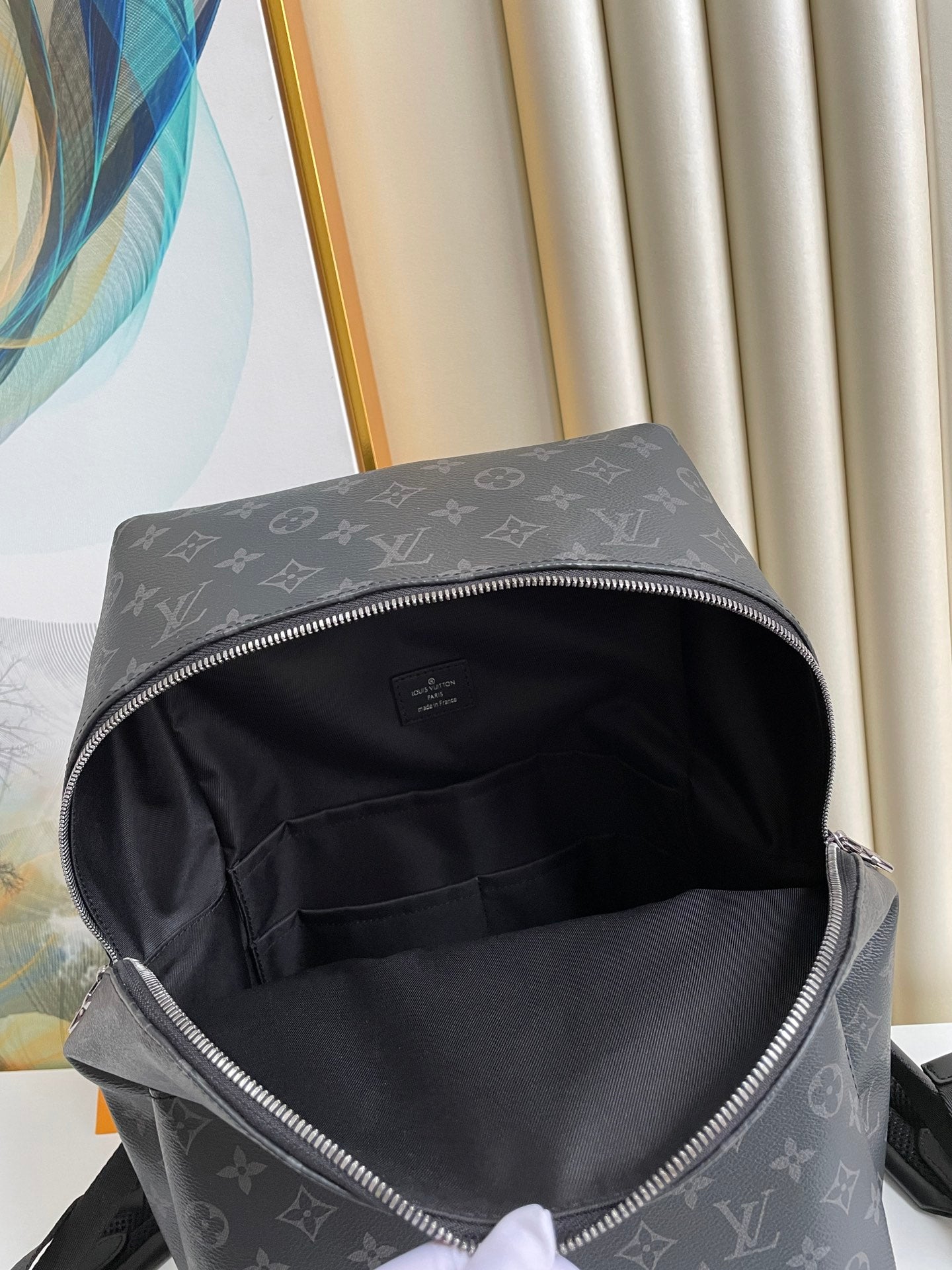 Top Quality Top Qualityscovery Backpack PM Monogram Eclipse Canvas For Men, Bags 40cm Top Quality M43186