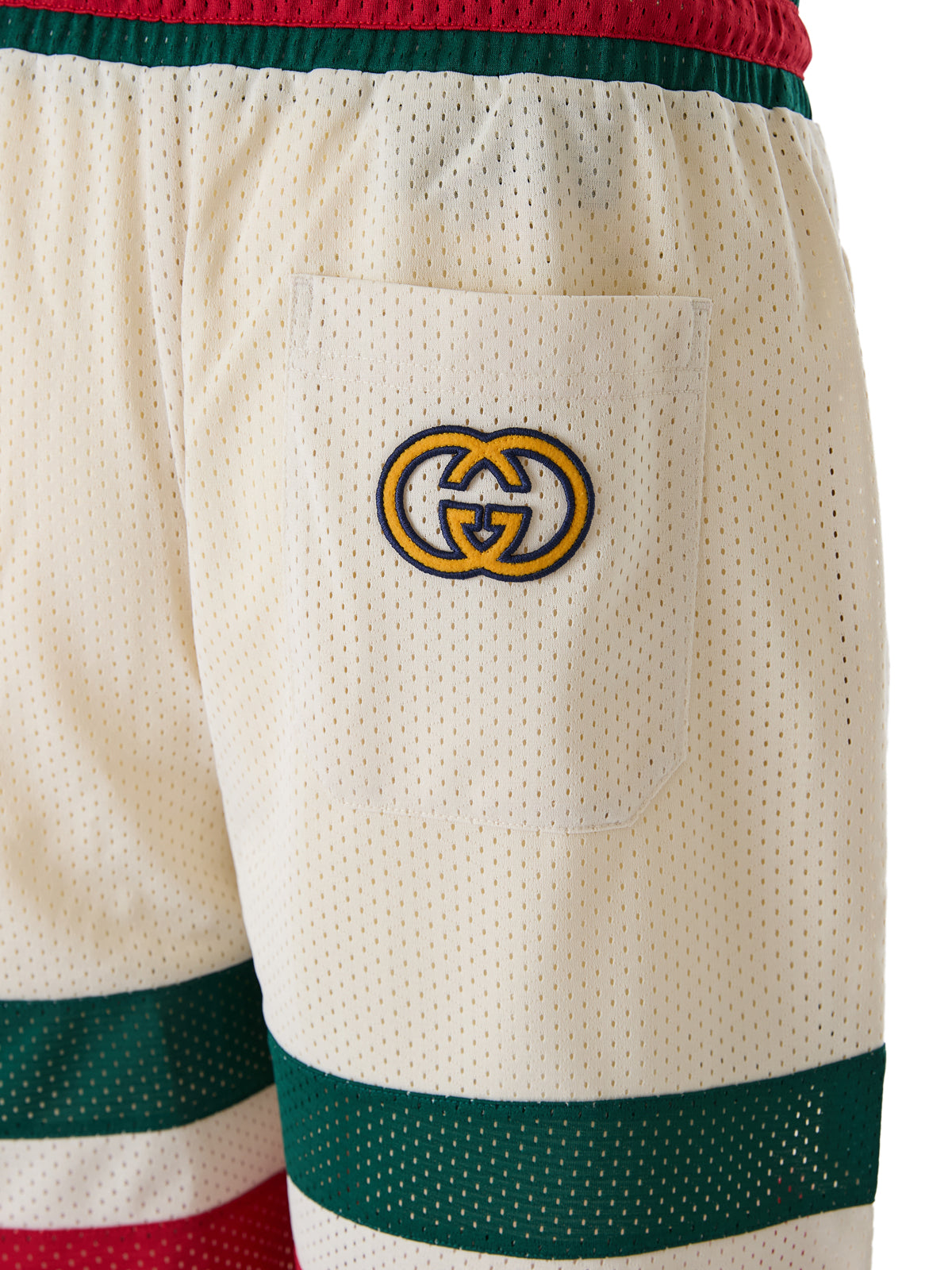 Gucci Cream polyester  Logo Men's Shorts