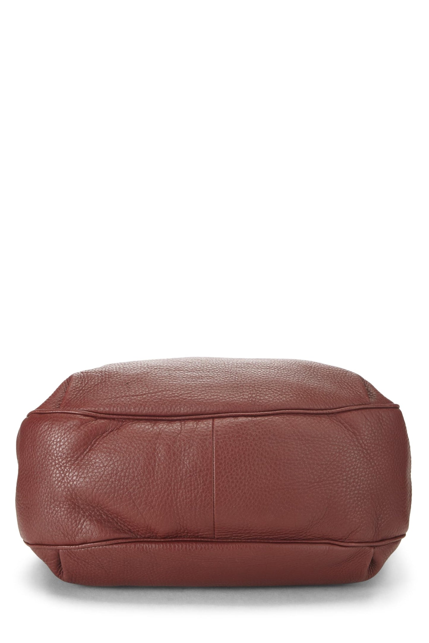 Gucci, Burgundy Leather Dressage Horsebit Hobo, Burgundy