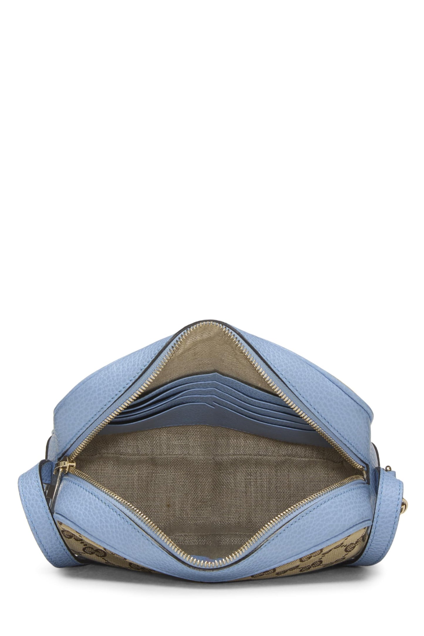 Gucci, Blue Original GG Canvas Bree Crossbody, Blue