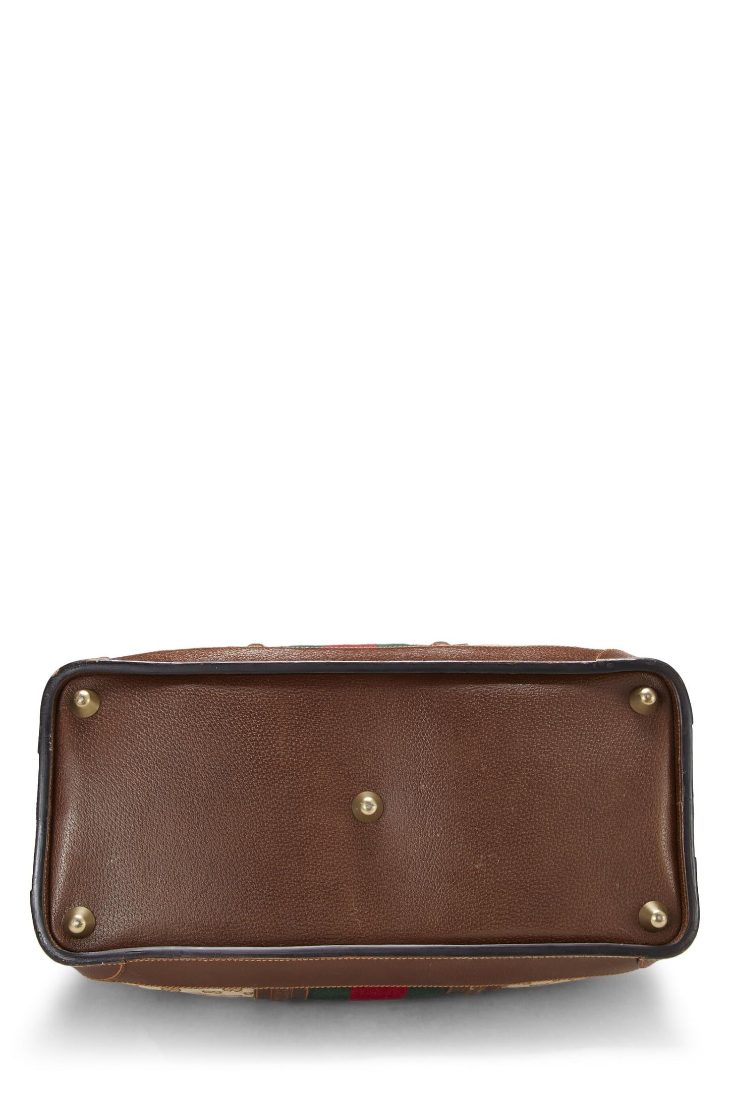 Gucci, Brown Original GG Canvas Web Travel Tote, Brown