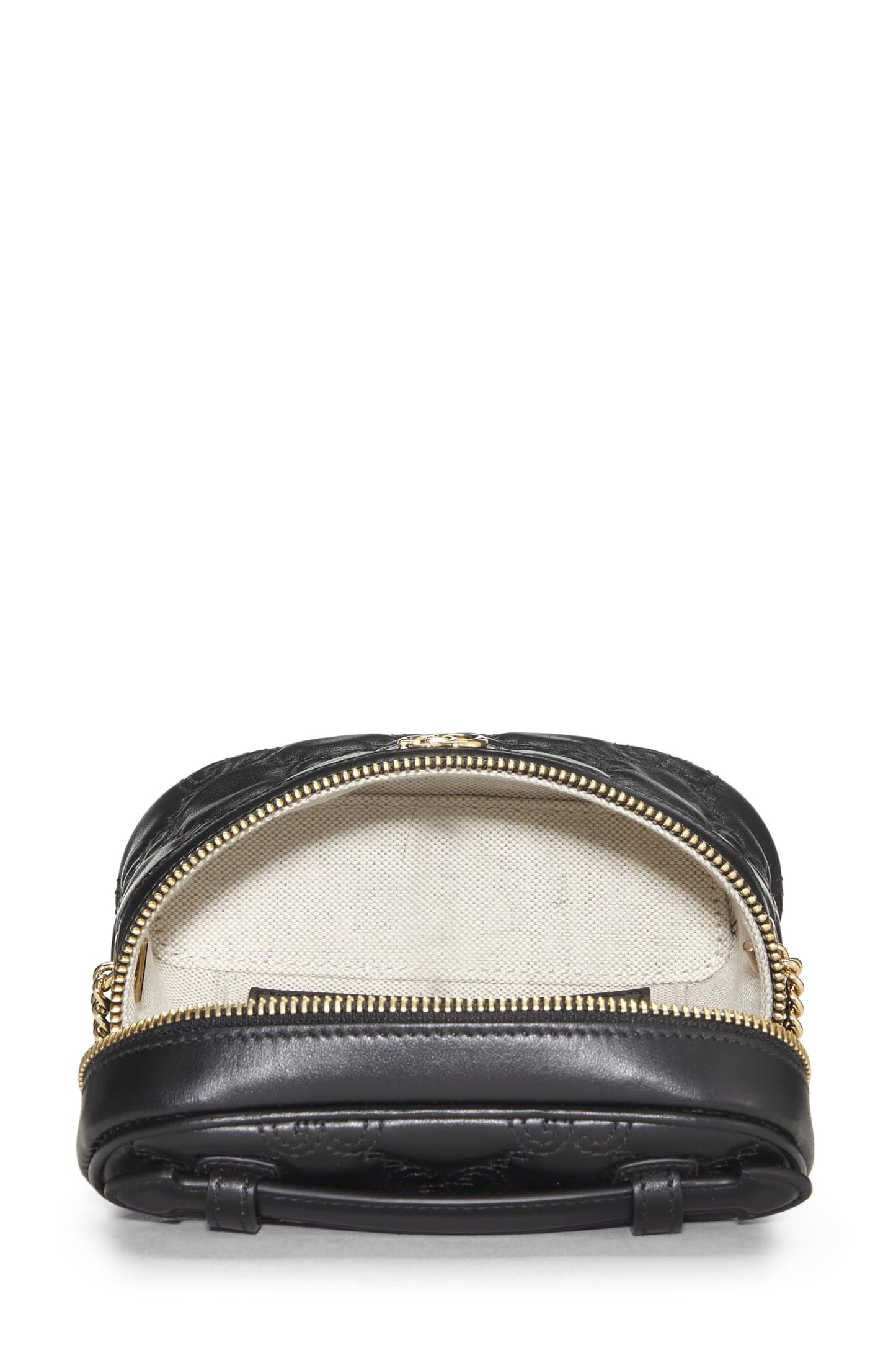 Gucci, Black Guccissma Marmont Handle Bag Mini, Black