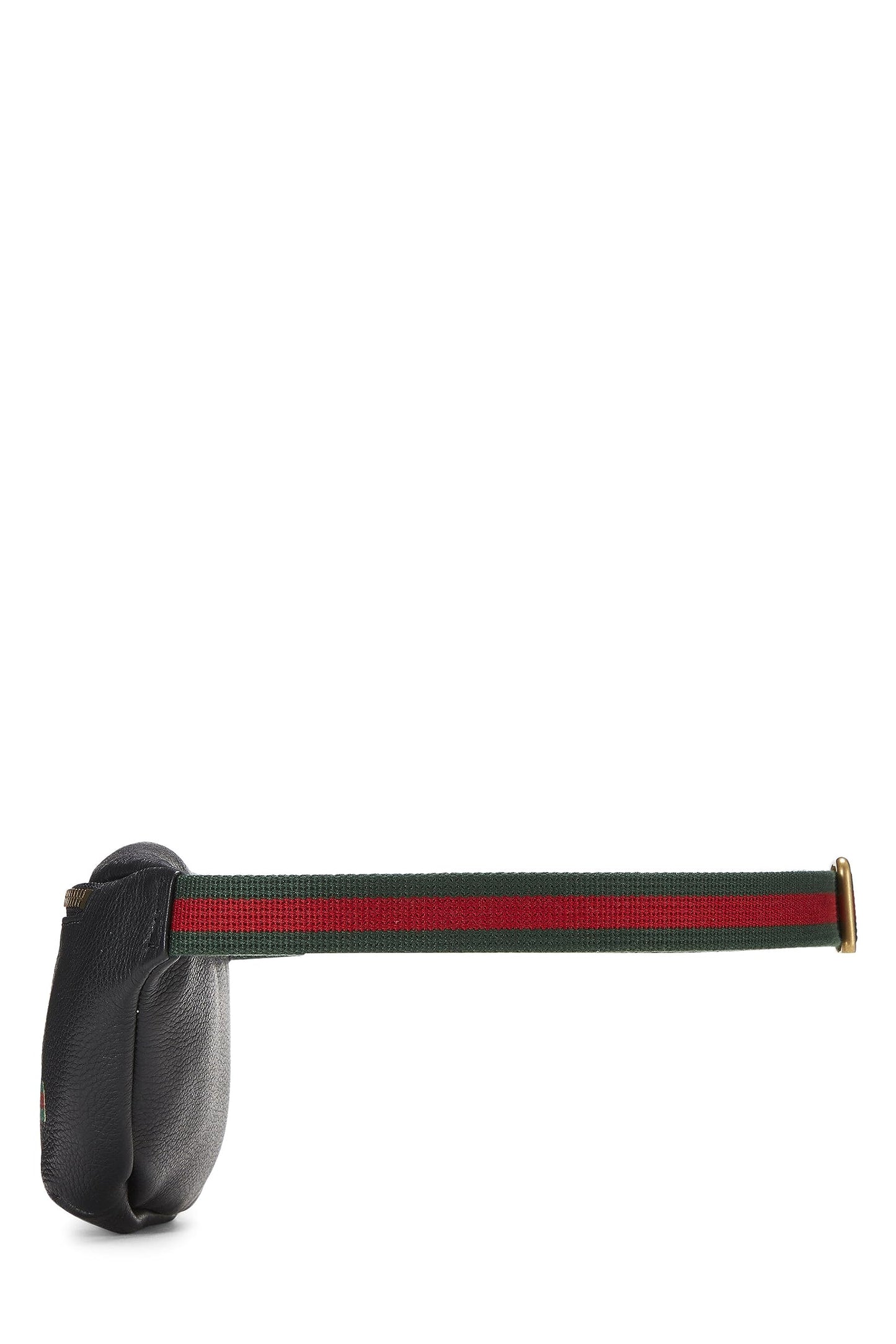 Gucci, Black Leather Logo Belt Bag Small, Black