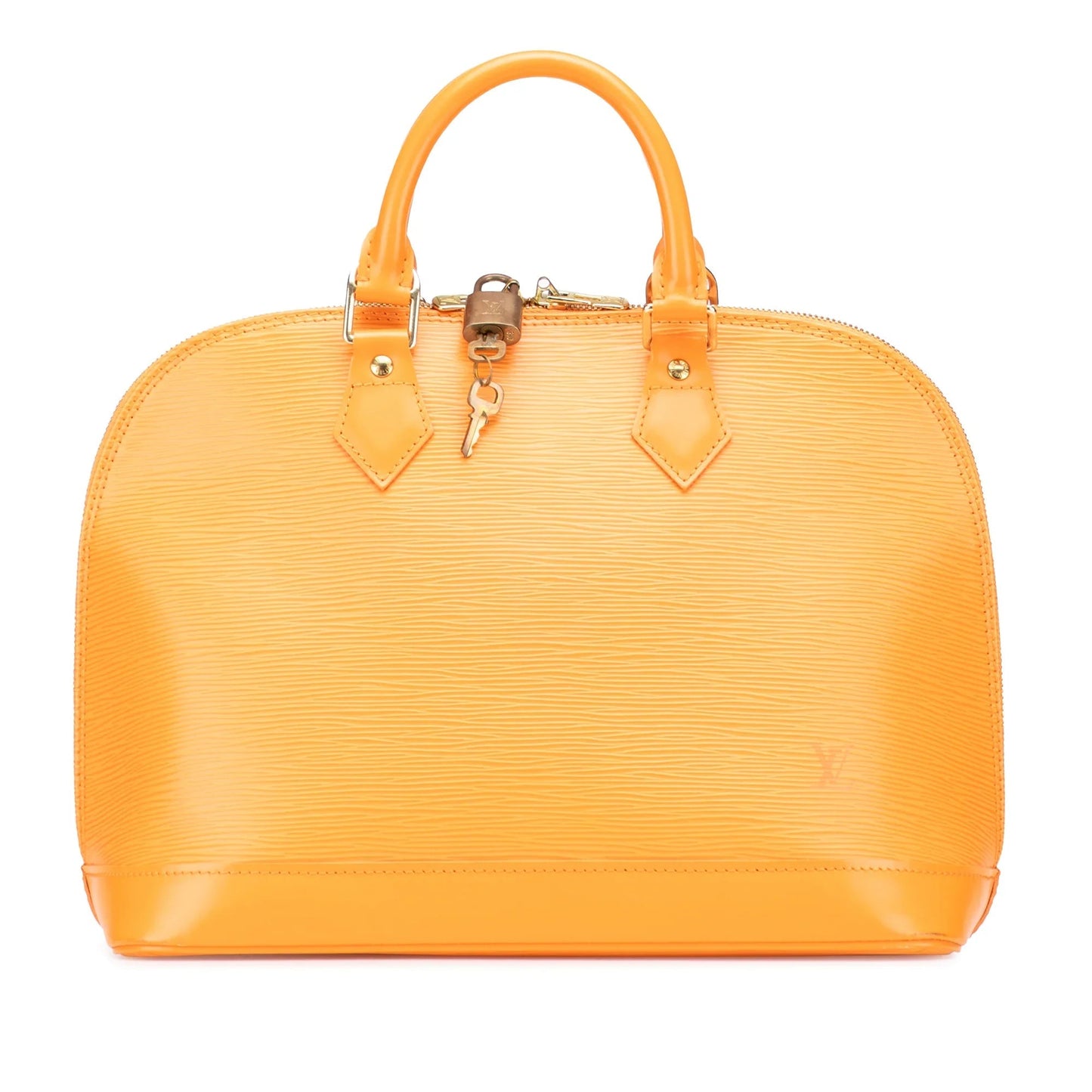 Orange Louis Vuitton Epi Alma PM Handbag