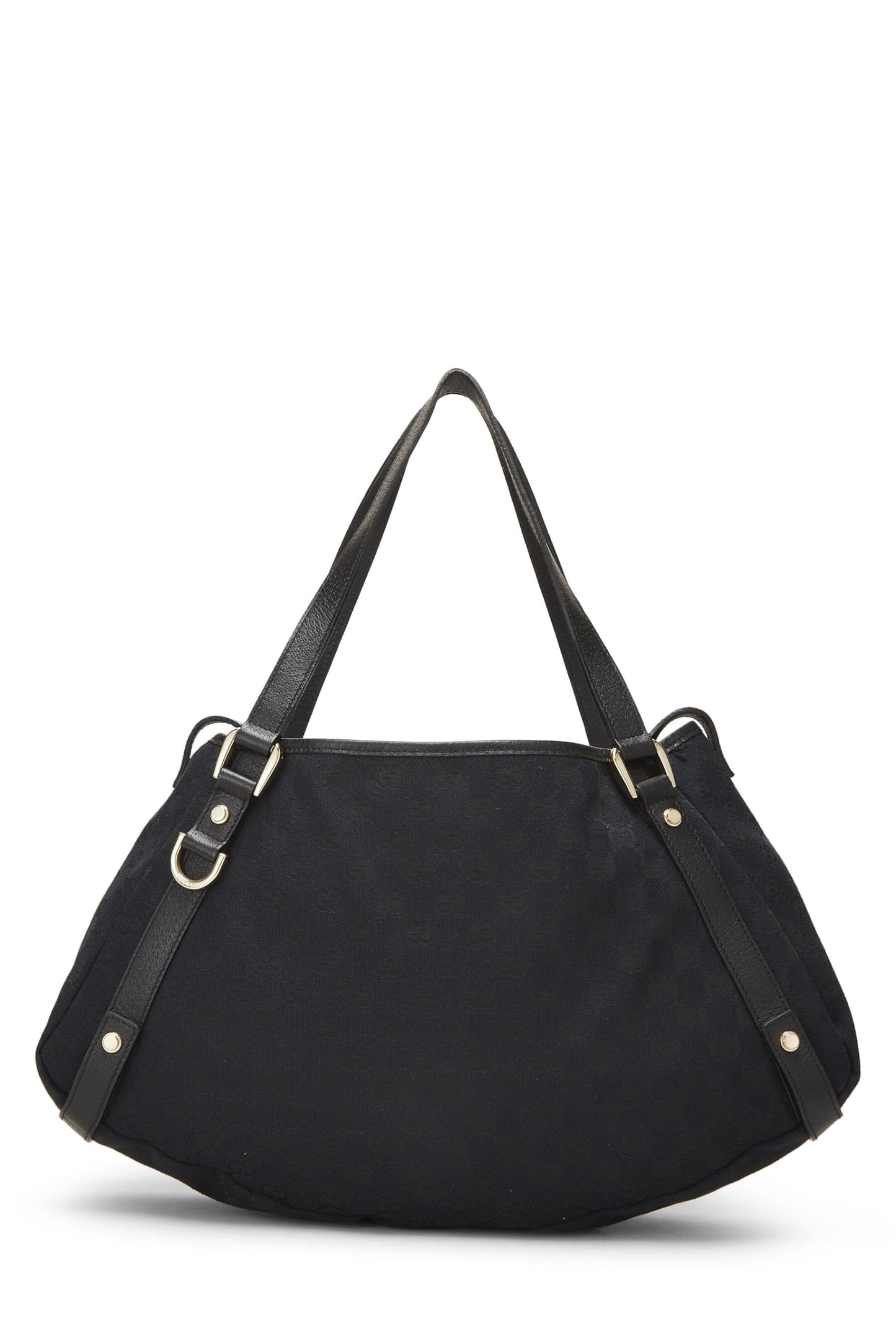 Gucci, Black Original GG Canvas Abbey Tote, Black