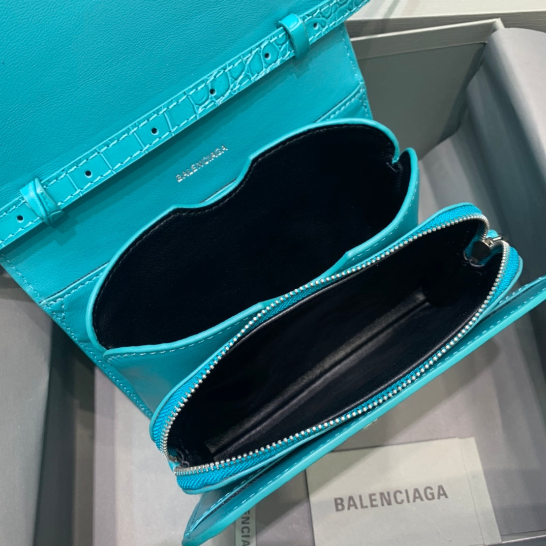 Top Quality Bolso Bandolera B In Blue, For Women,  Bags 7in/18cm