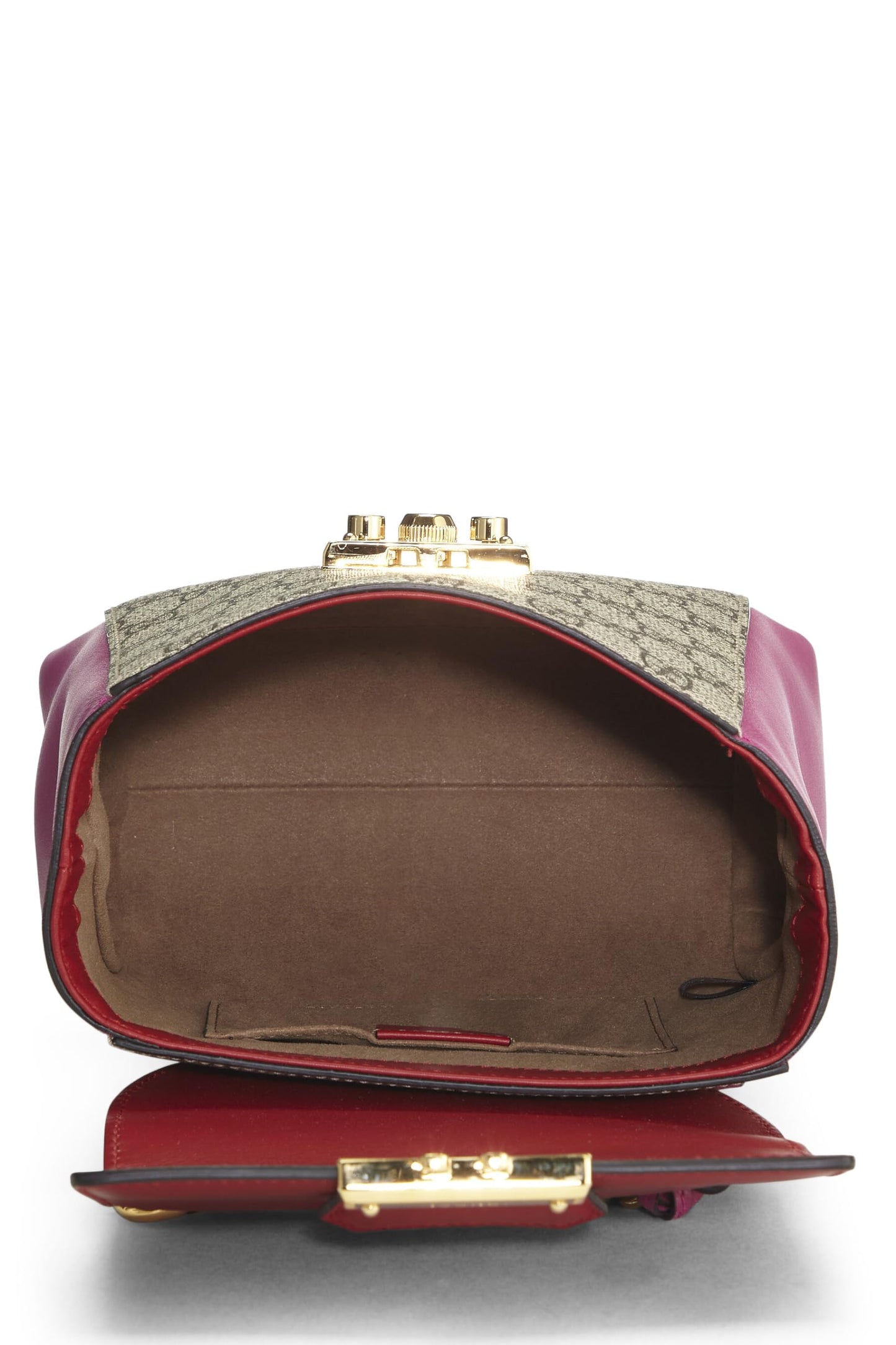 Gucci, Red & Pink Original GG Supreme Canvas Backpack Mini, Multi