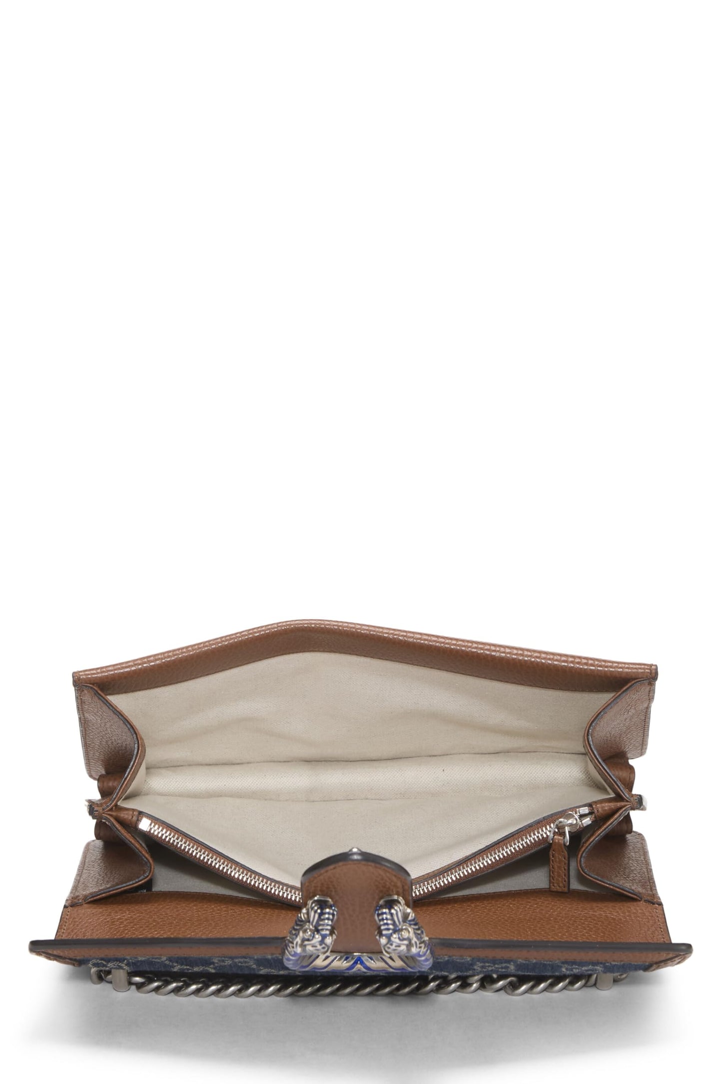 Gucci, Blue Denim Dionysus Shoulder Bag Small, Blue