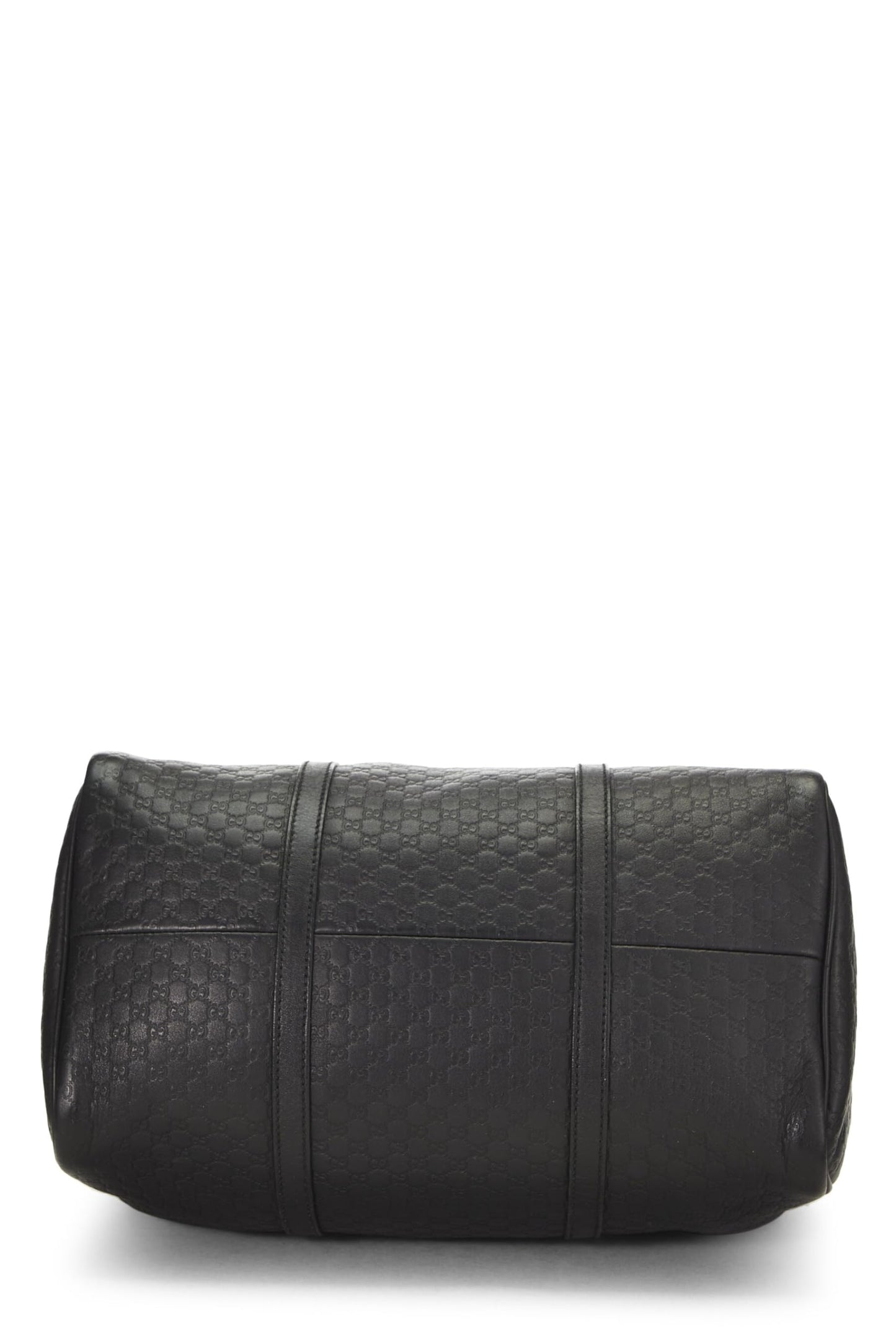 Gucci, Black Microguccissima Leather Boston Bag, Black