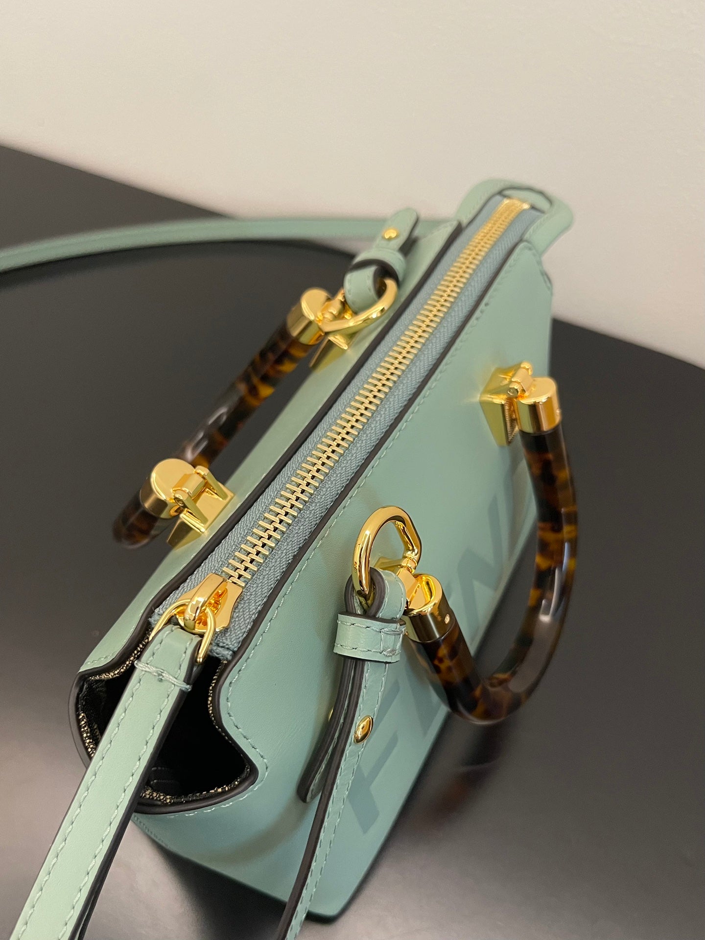 FI By The Way Mint Green Mini Bag For Woman 17cm/6.5in 8BS067ATop QualityLF03HW