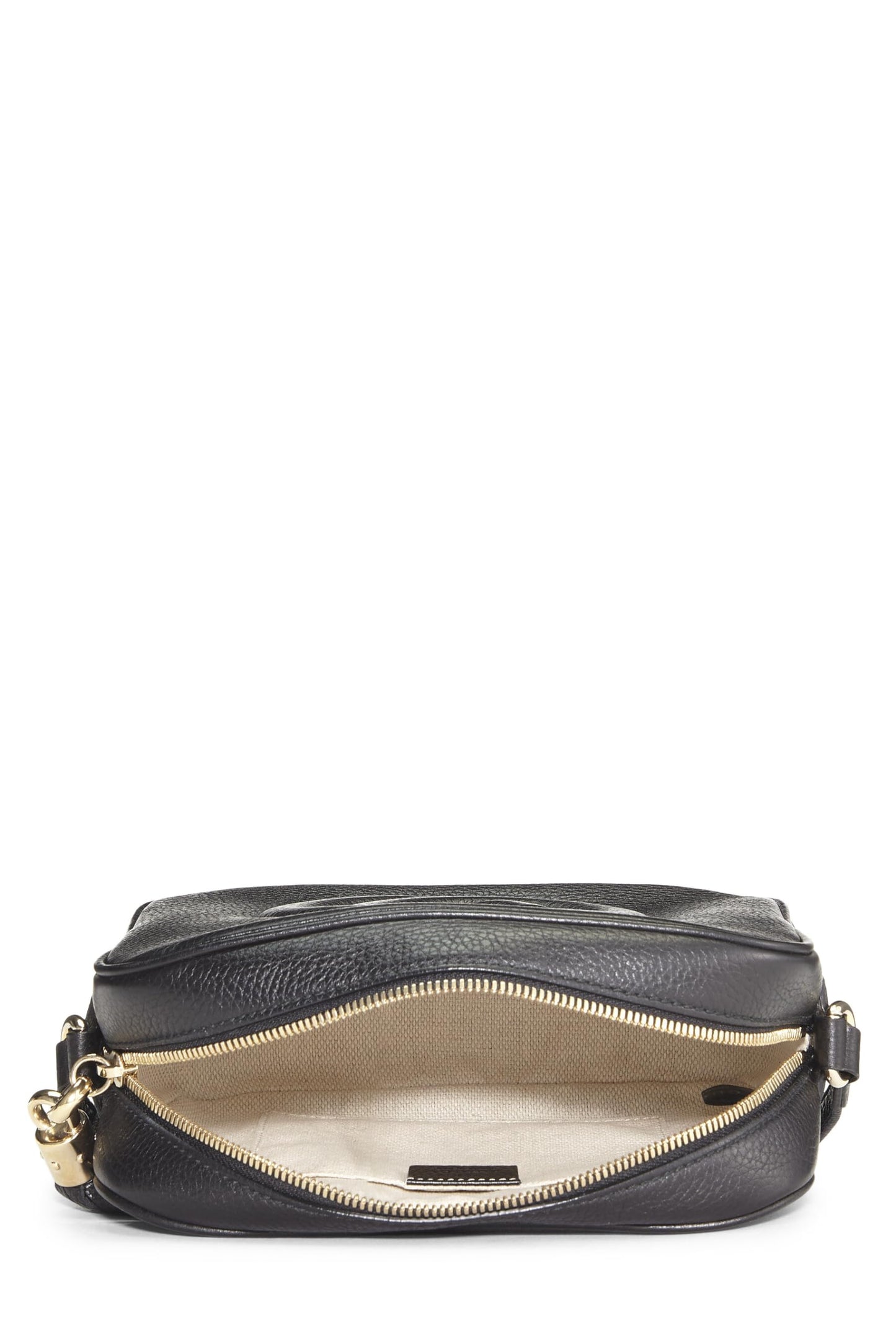 Gucci, Black Grained Leather Soho Disco, Black