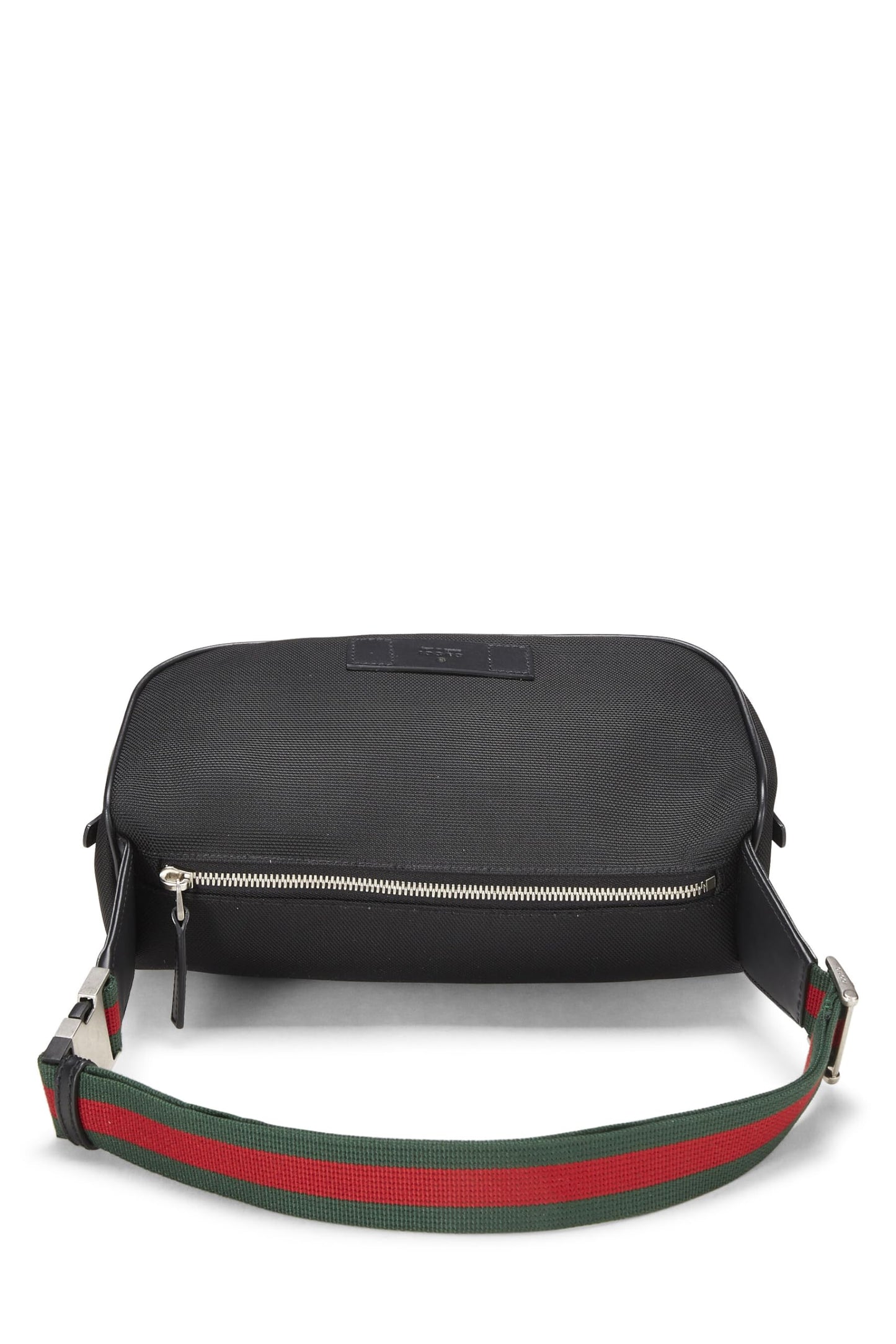 Gucci, Black Canvas Techno Sling Bag, Black
