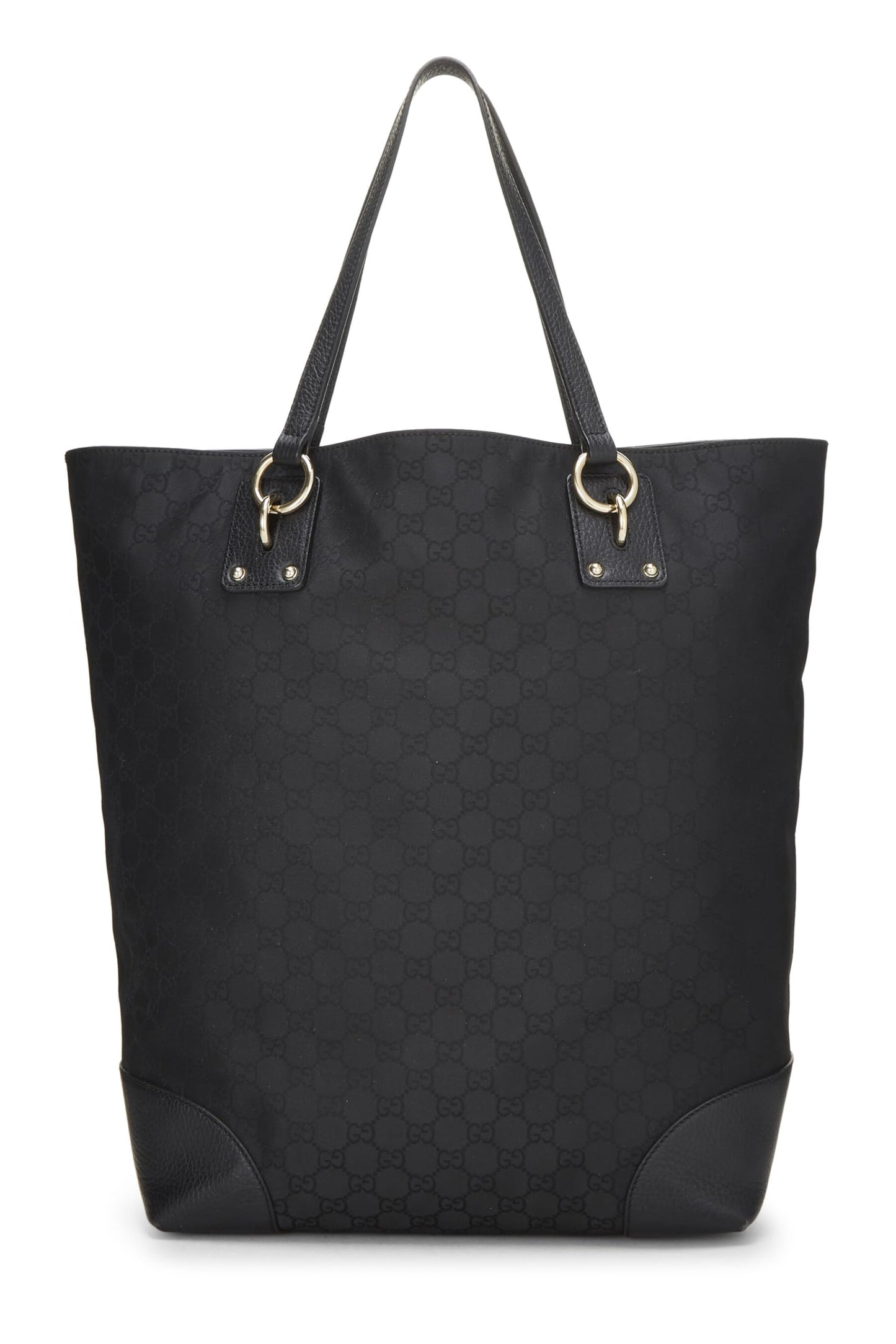 Gucci, Black Nylon GG Tote Bag, Black