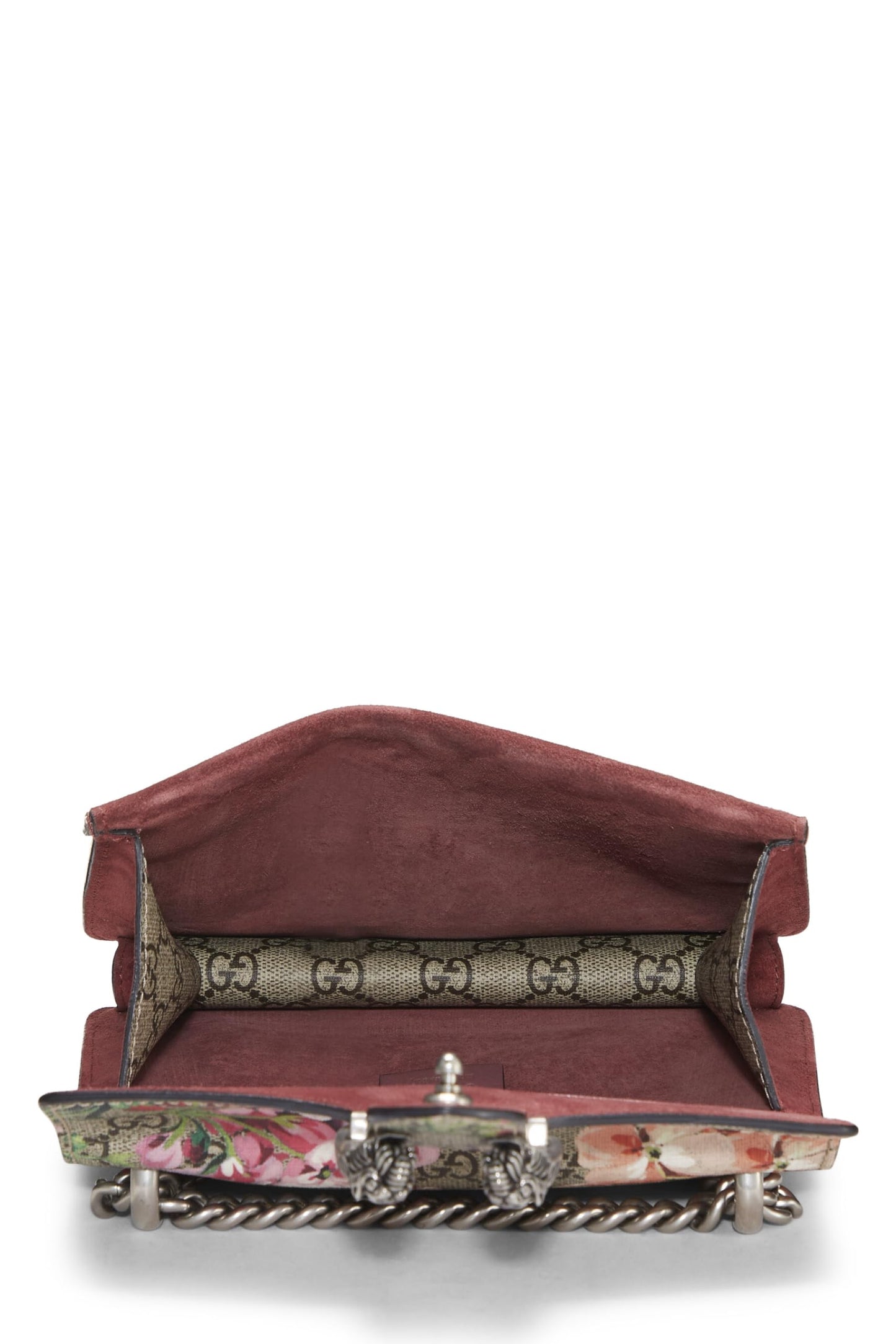 Gucci, Pink GG Supreme Blooms Dionysus Shoulder Mini, Pink