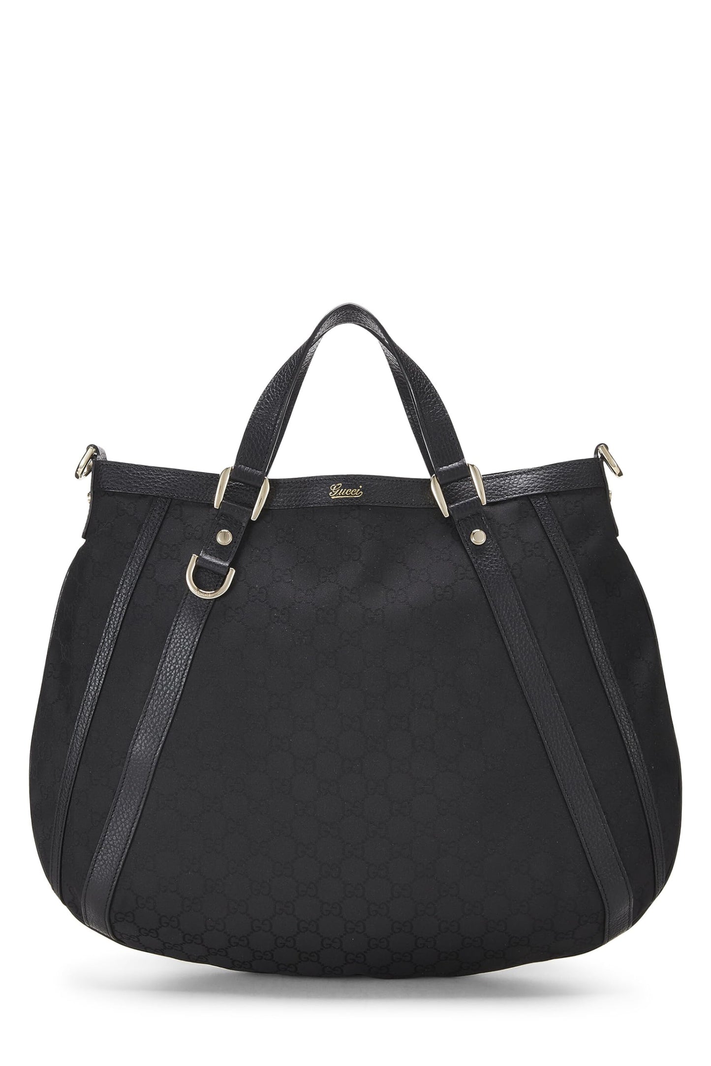 Gucci, Brown GG Denim Convertible Hobo Large, Brown