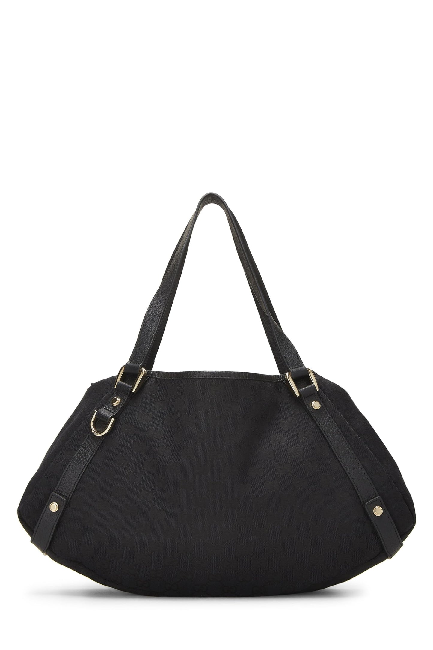 Gucci, Black Original GG Canvas Abbey Tote, Black