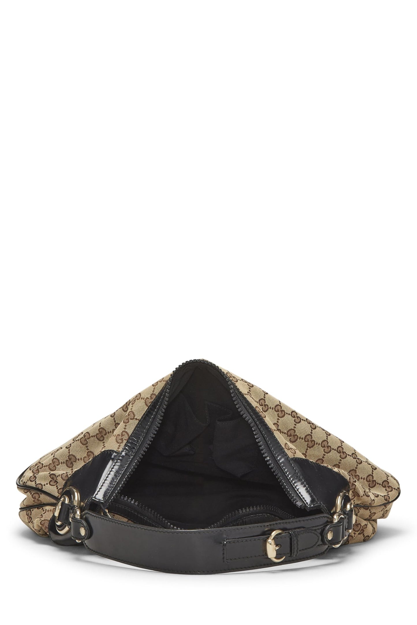 Gucci, Black Original GG Canvas Hobo, Black