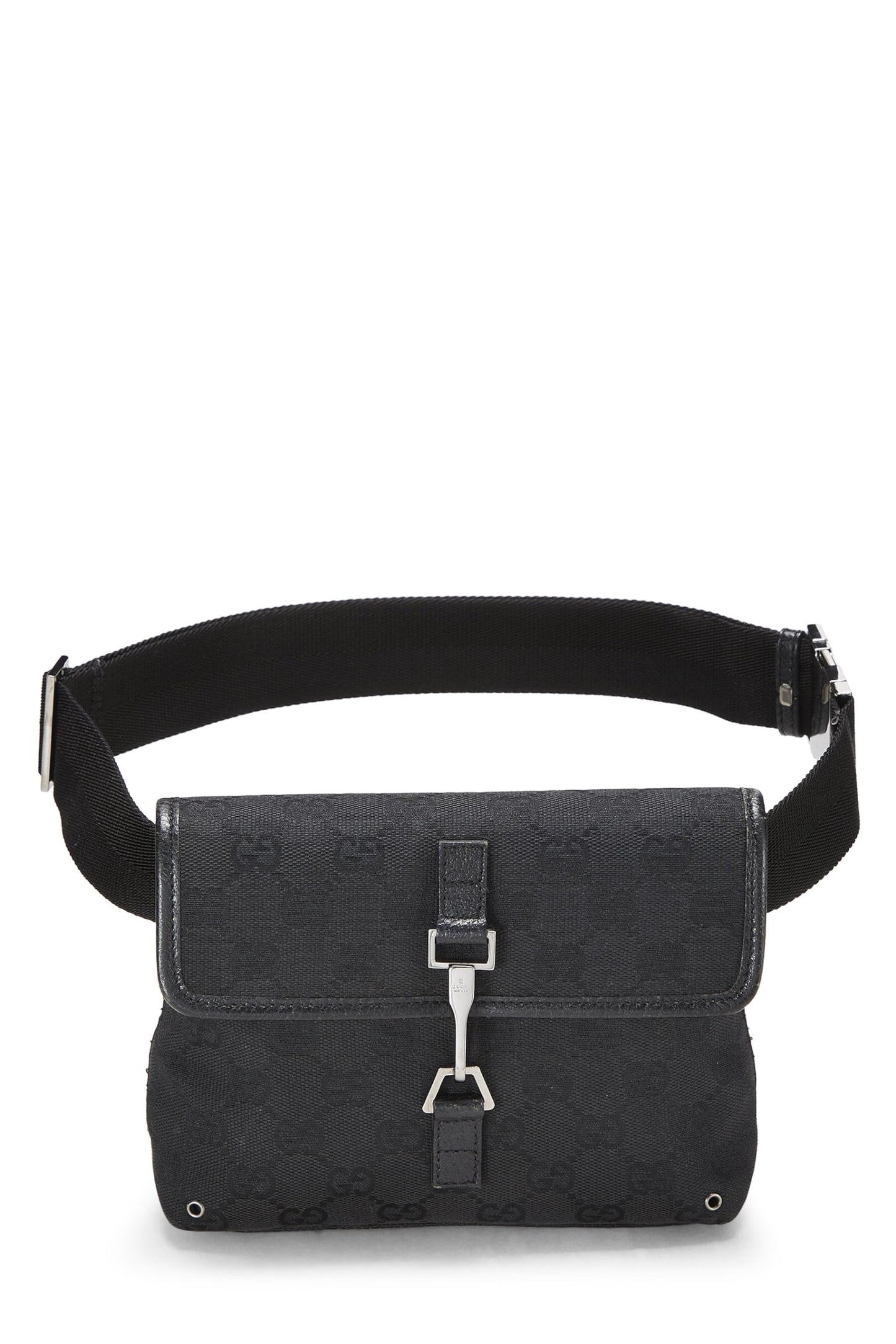 Gucci, Black GG Canvas Kandinsky Waist Pouch Small, Black
