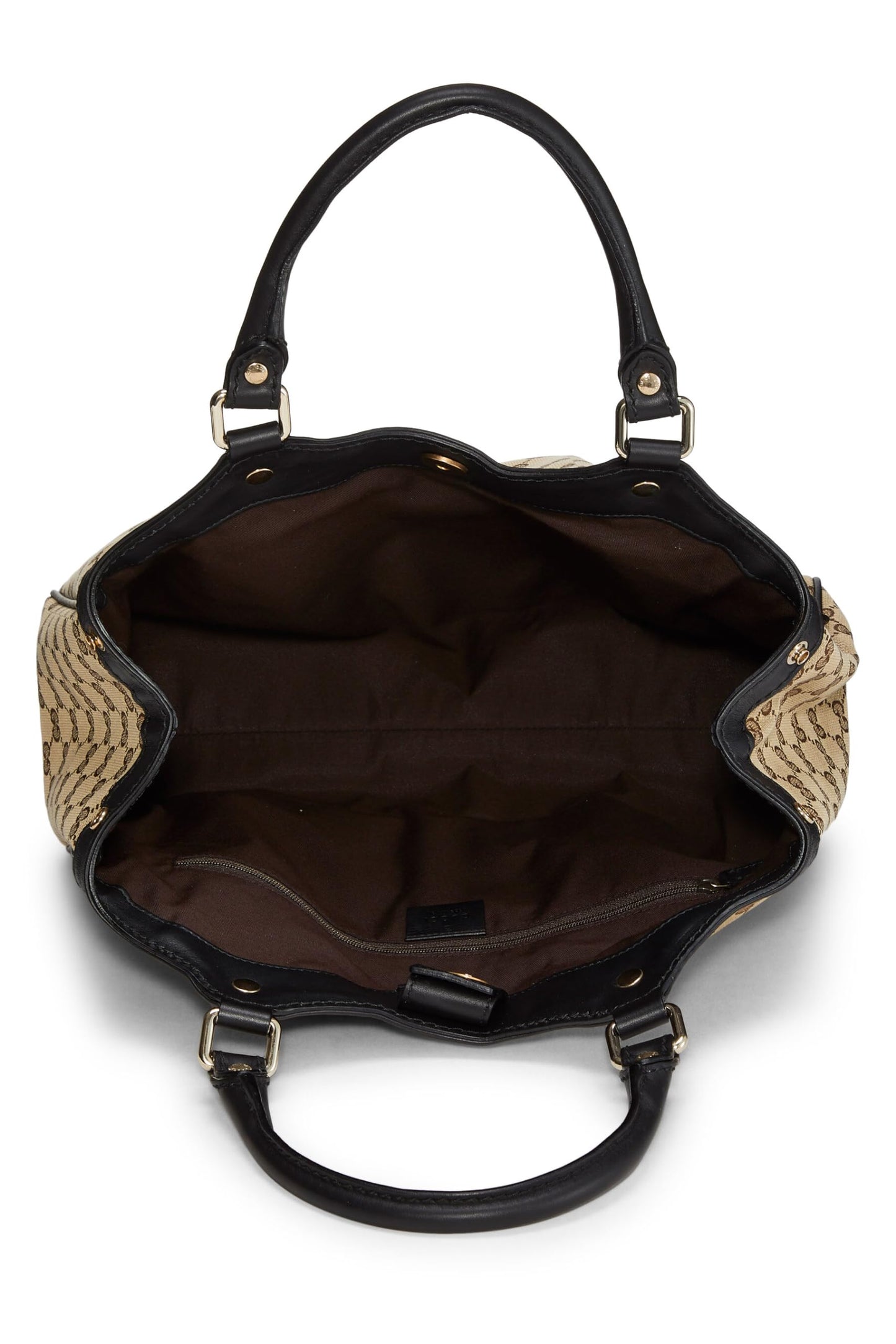 Gucci, Black Original GG Canvas Boston Handbag, Black