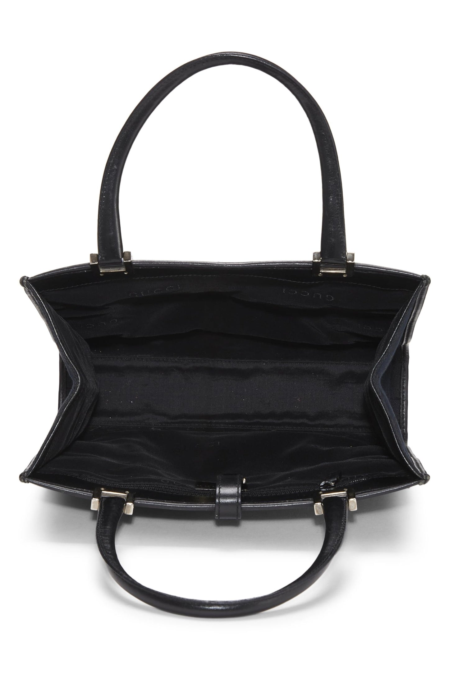 Gucci, Black Canvas Jackie Handbag, Black