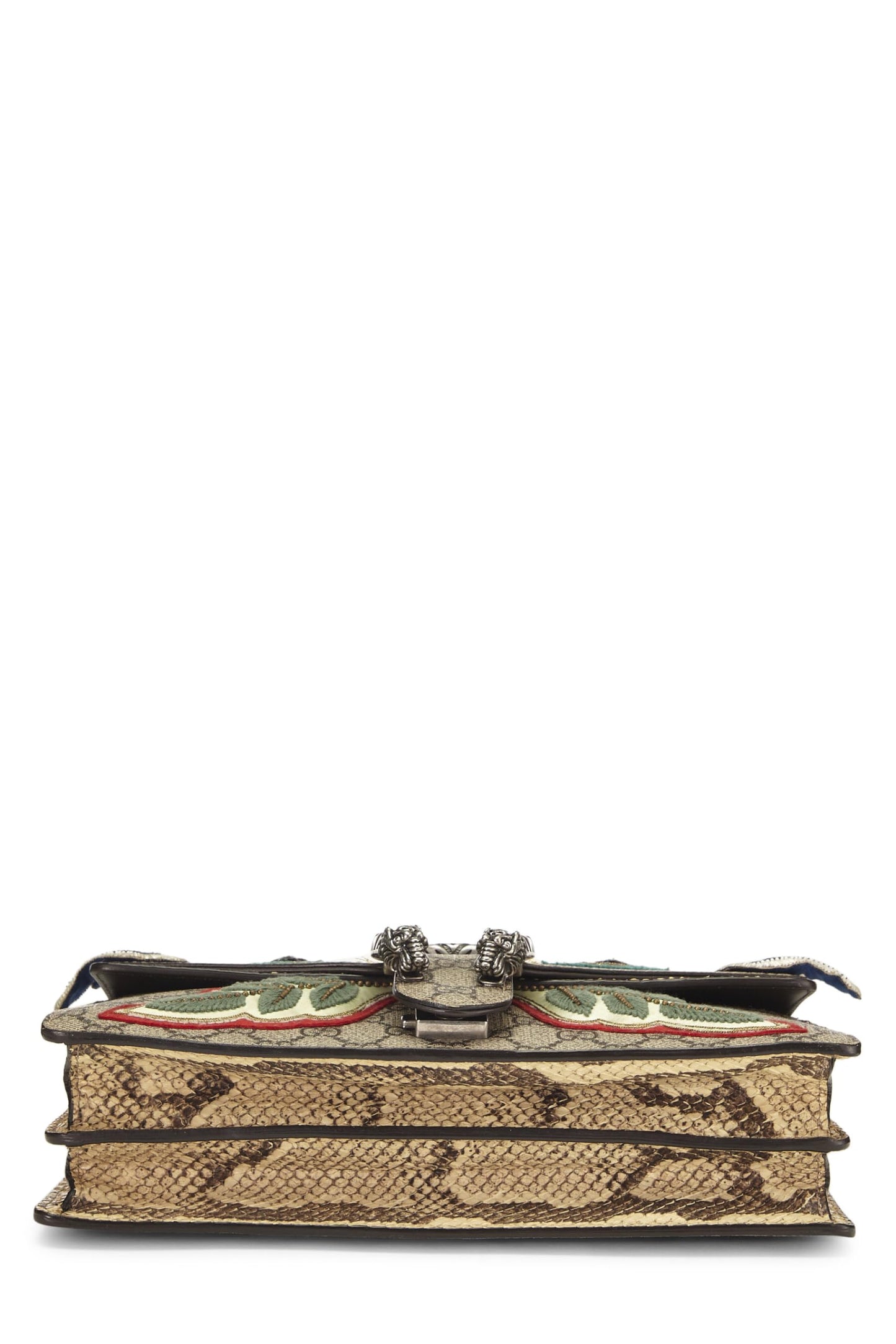 Gucci, Multicolor Embroidered Dionysus Shoulder Bag Medium, Brown