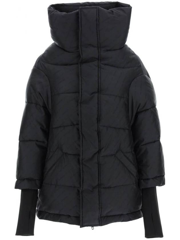 Luxury Balenciaga Trending 2025 Women's Swing Logo Puffer Down Padding Black